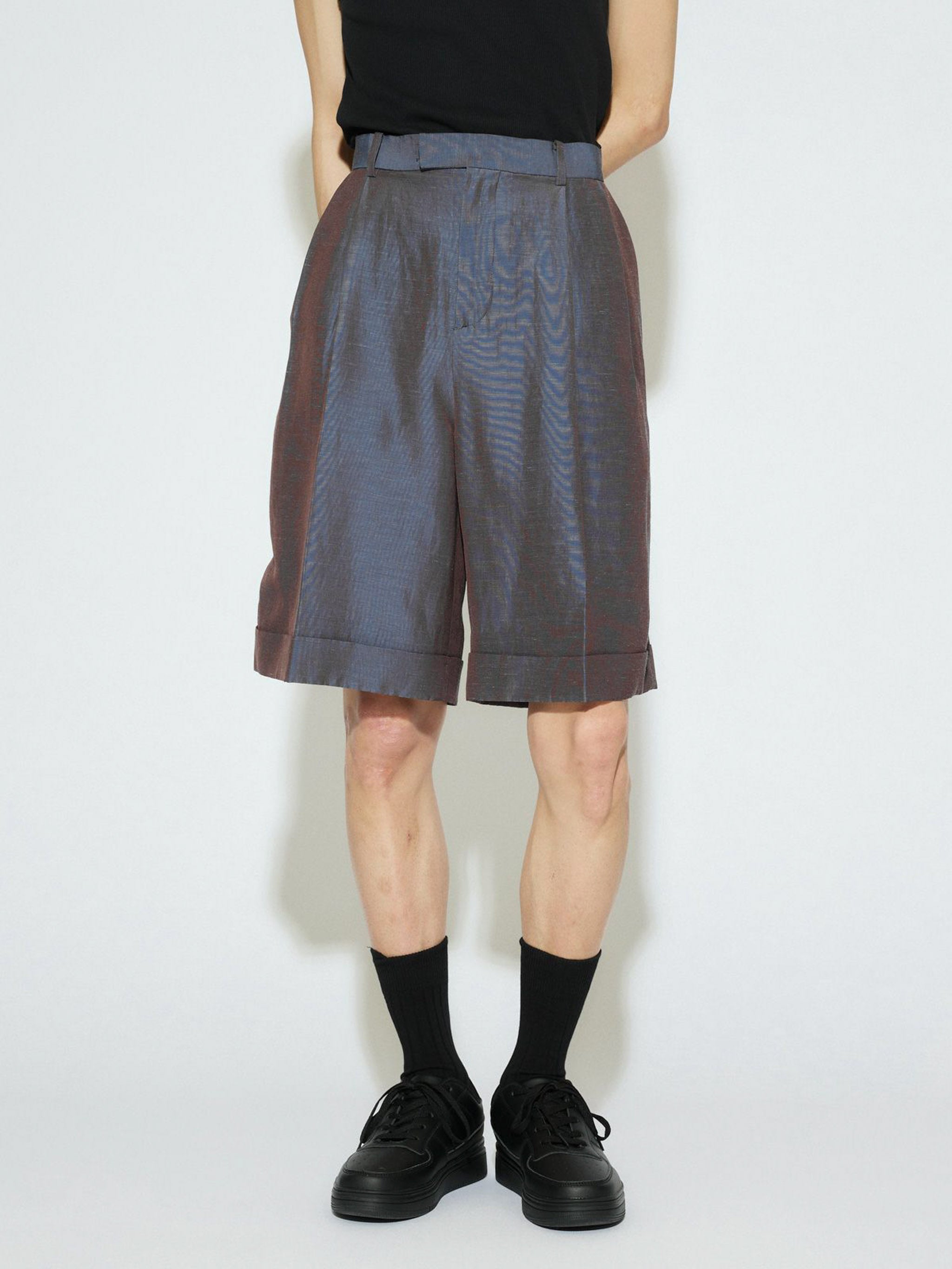 Men’s ワイドショートスラックス