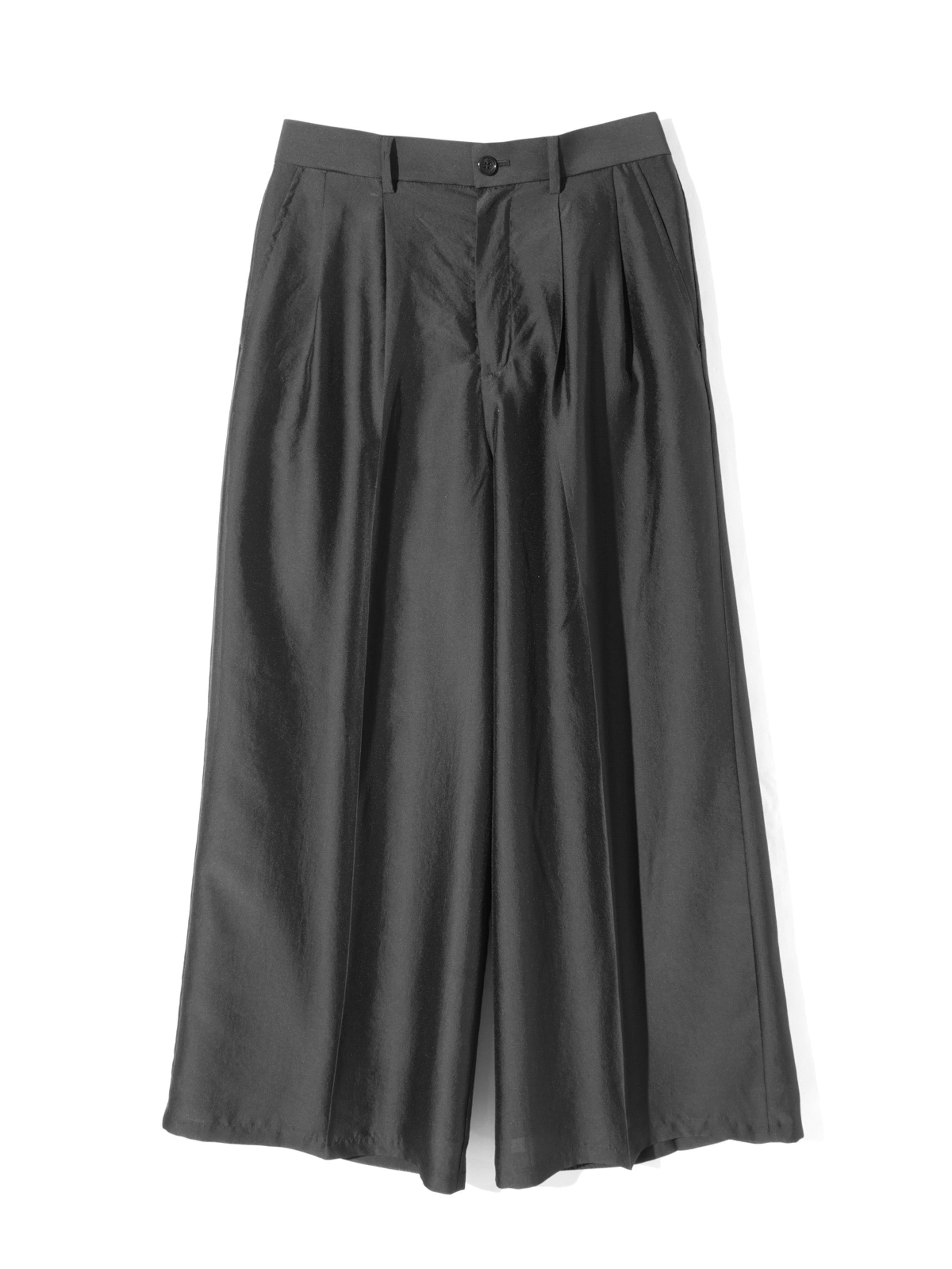 sheer straight slacks