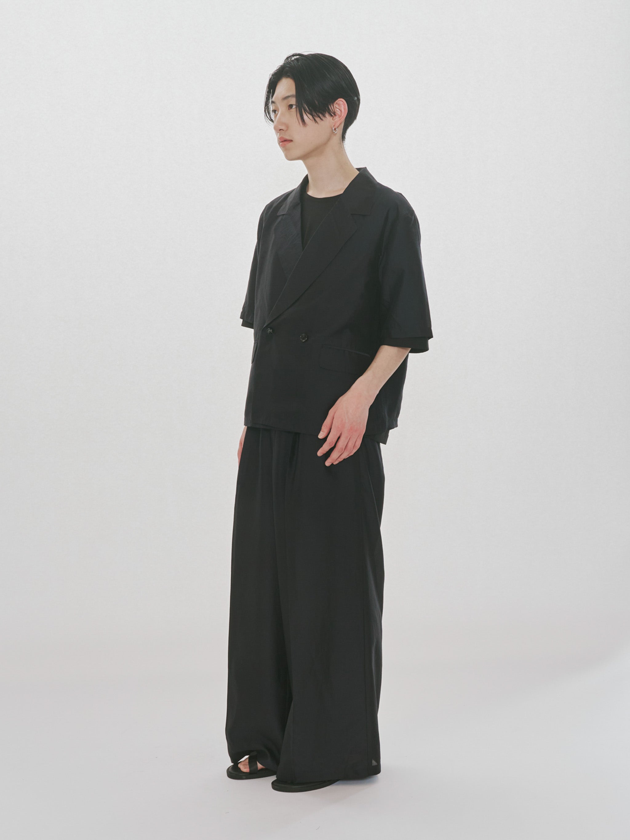 sheer straight slacks