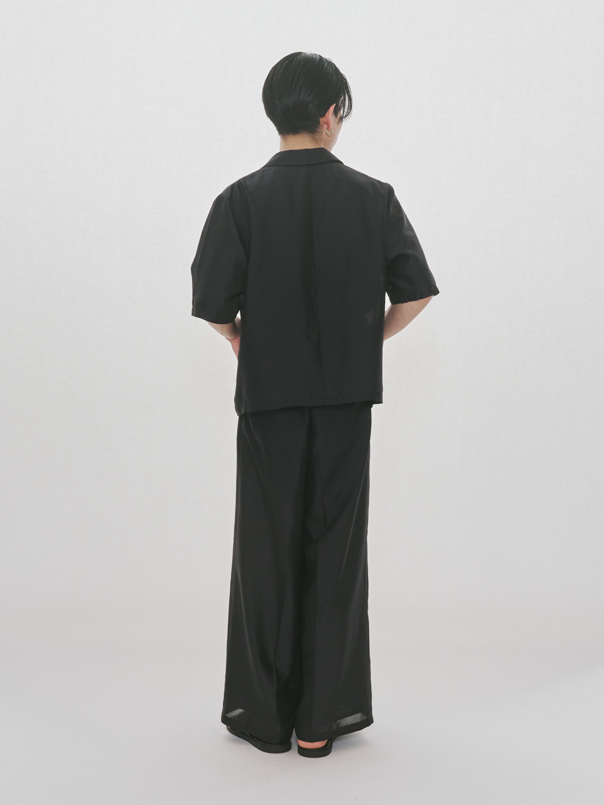 sheer straight slacks