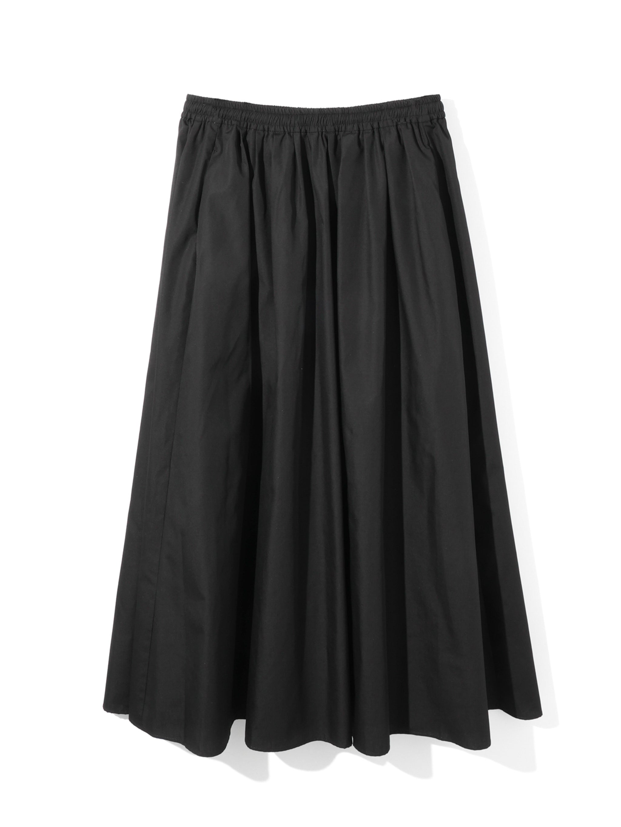 tucked gather volume skirt
