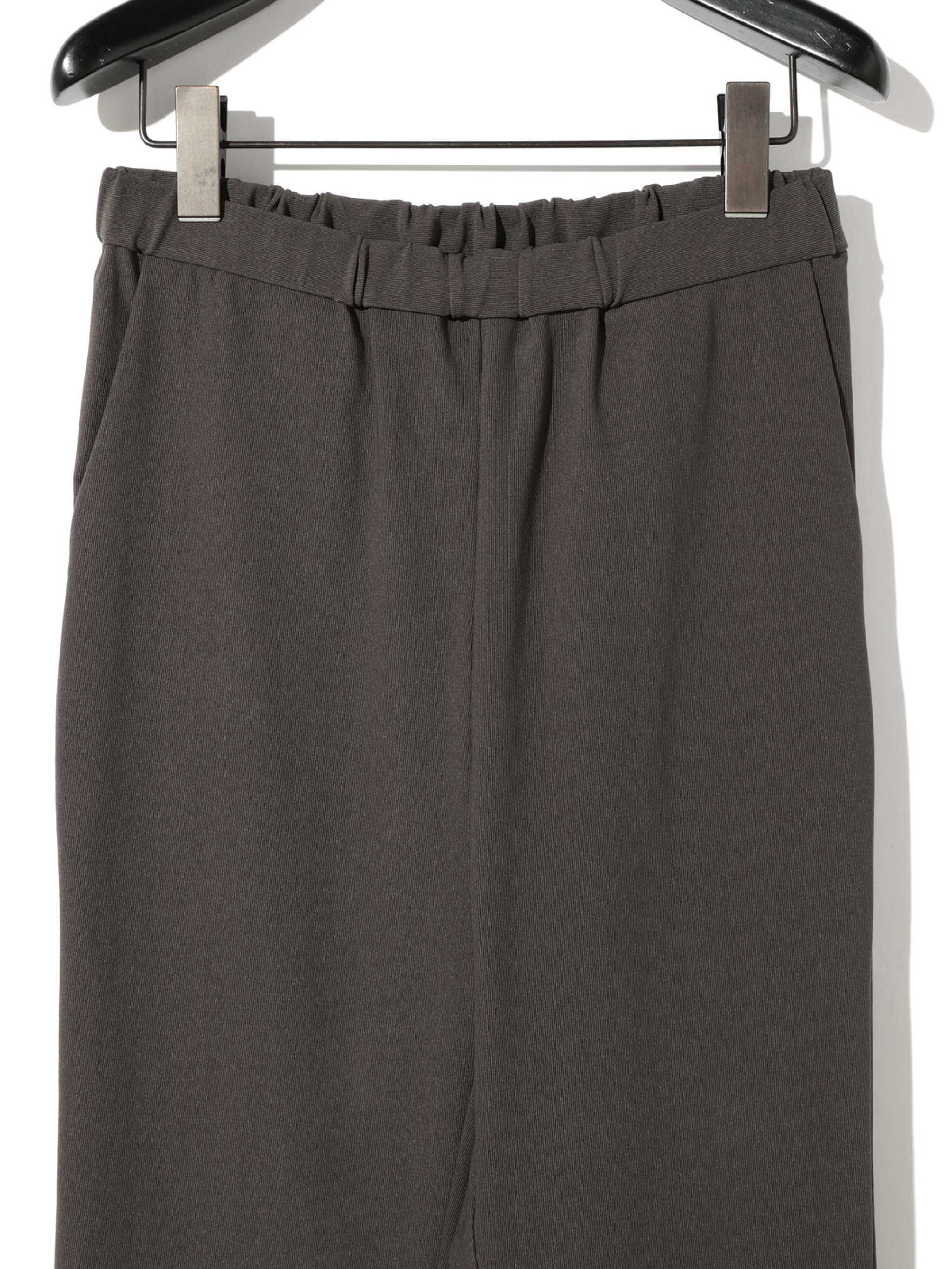 rib fit straight pants[A]