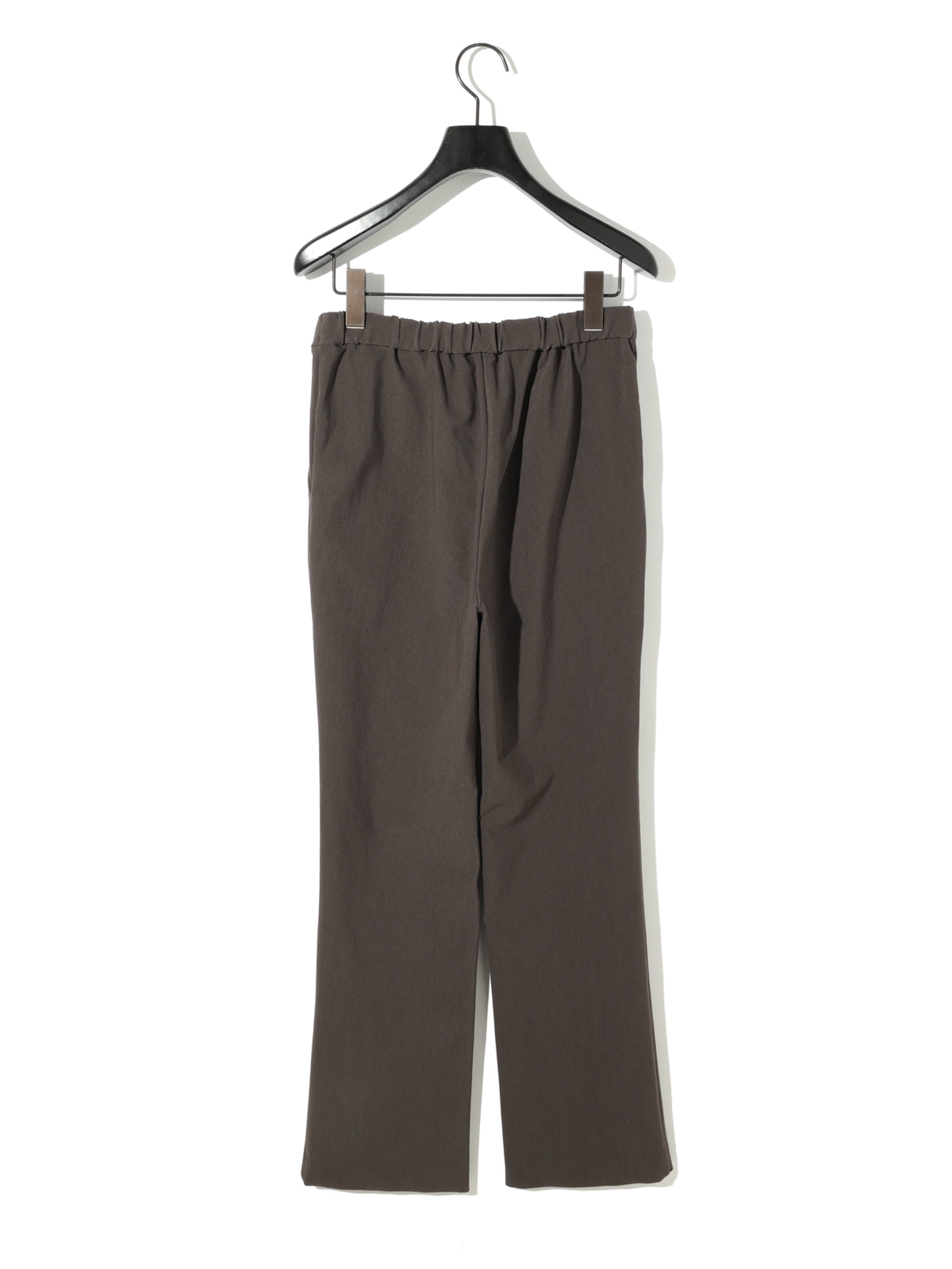 rib fit straight pants[A]