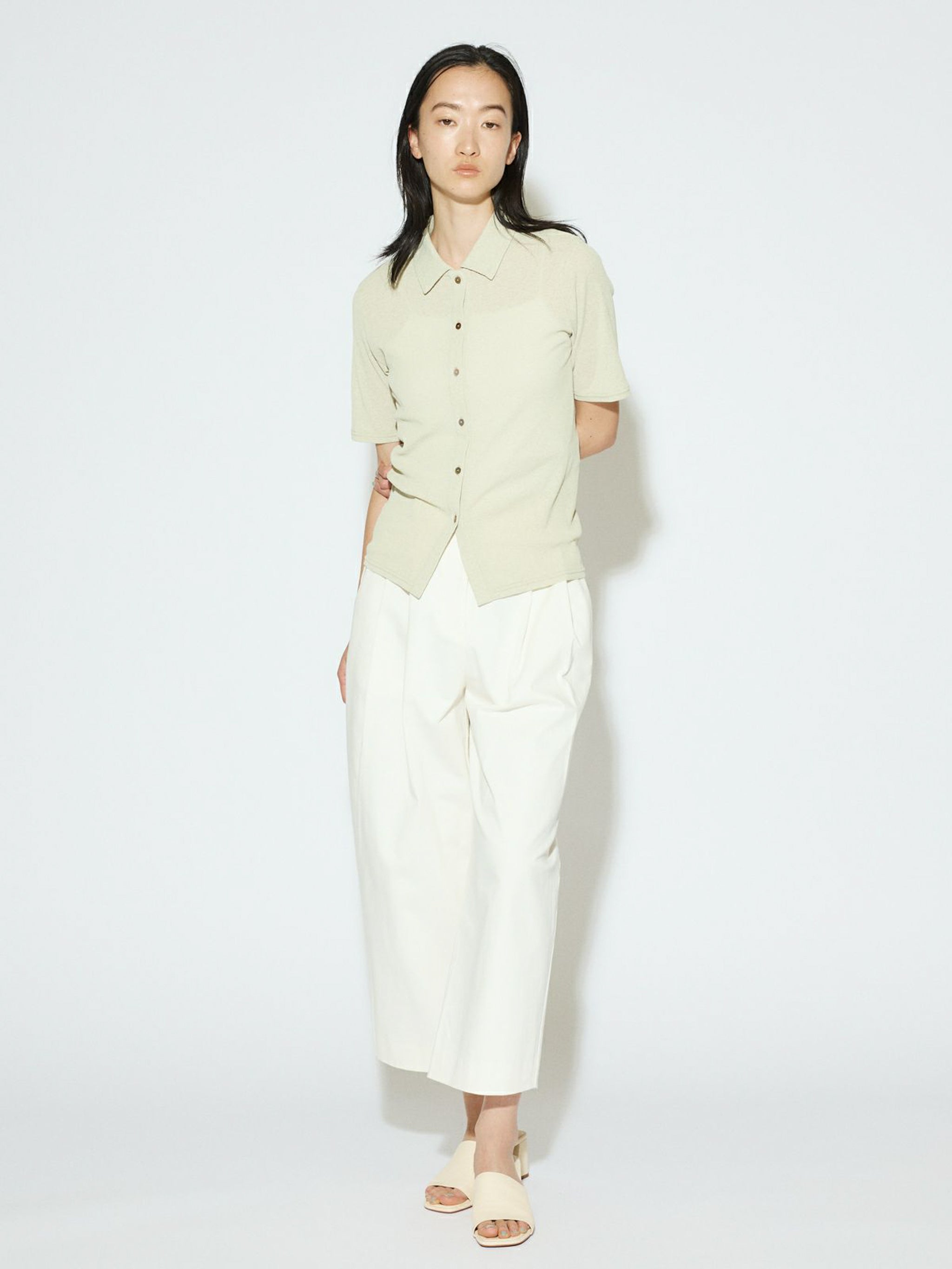 cropped wide pants[A]