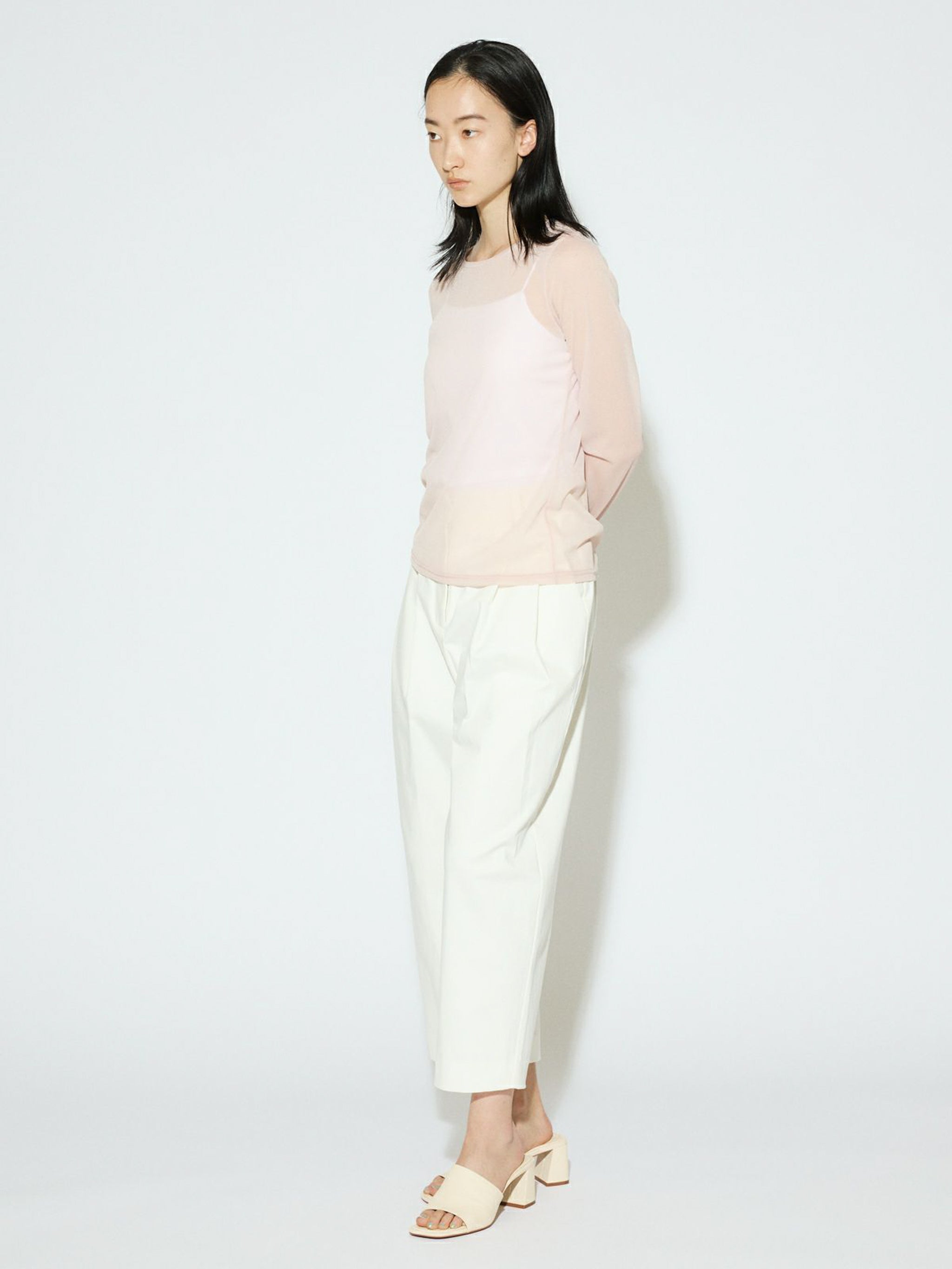 cropped wide pants[A]