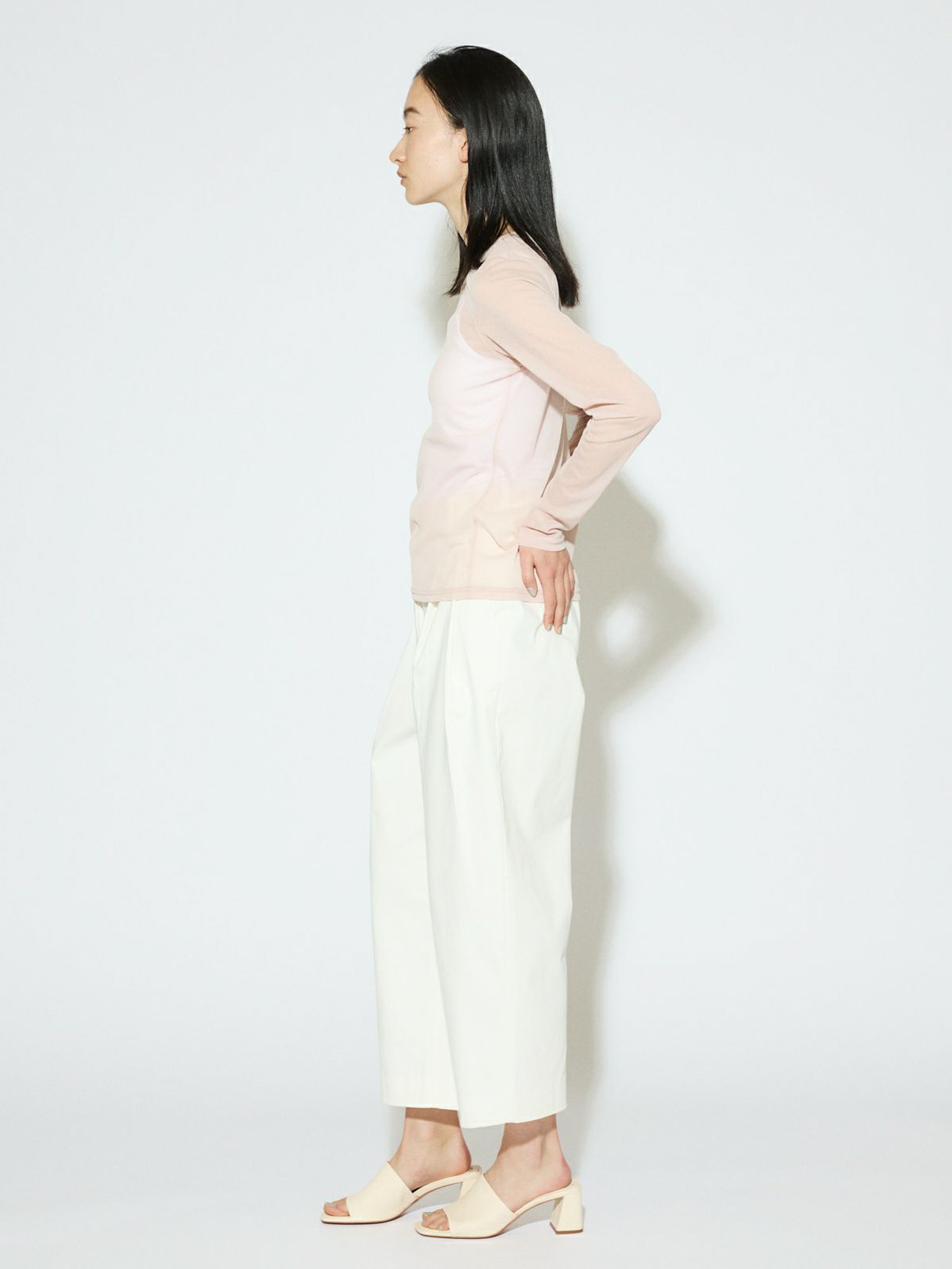 cropped wide pants[A]