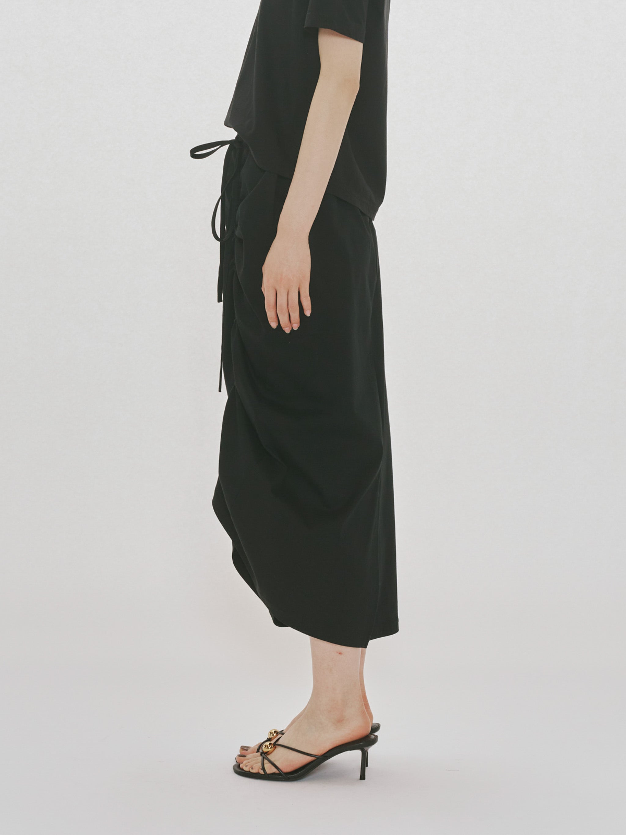 drawstring skirt