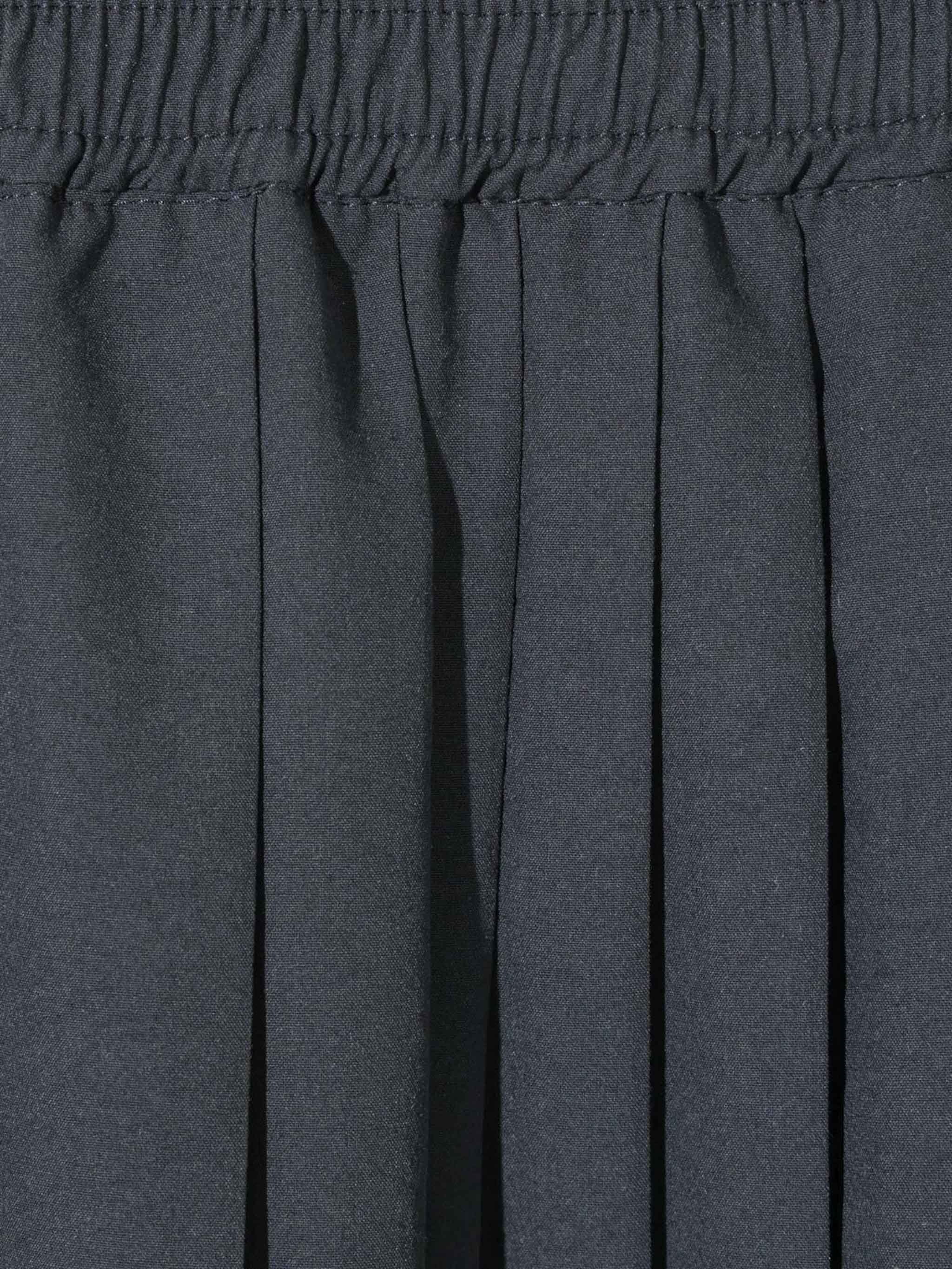 asymmetry pleats skirt