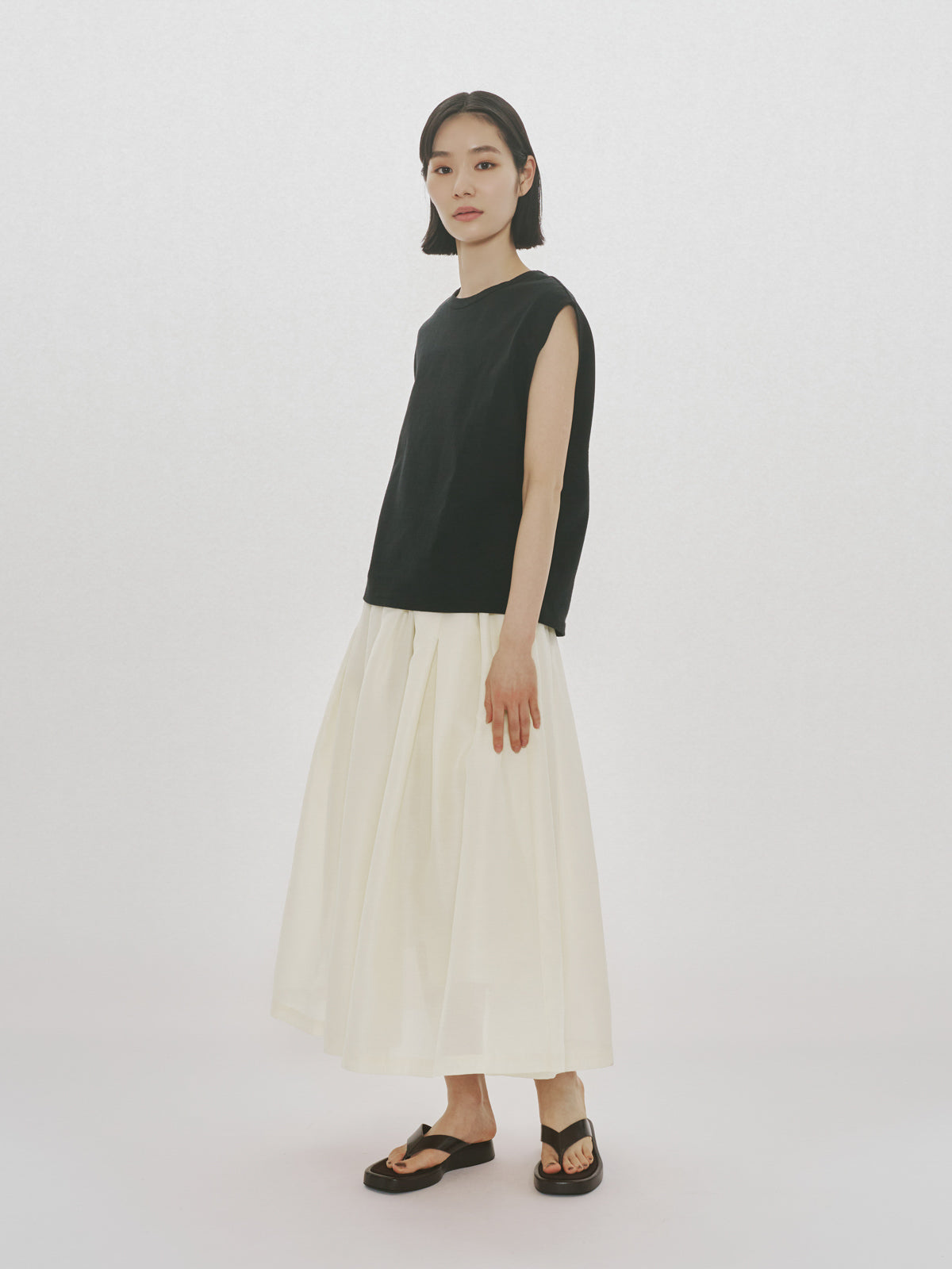 flare middle skirt