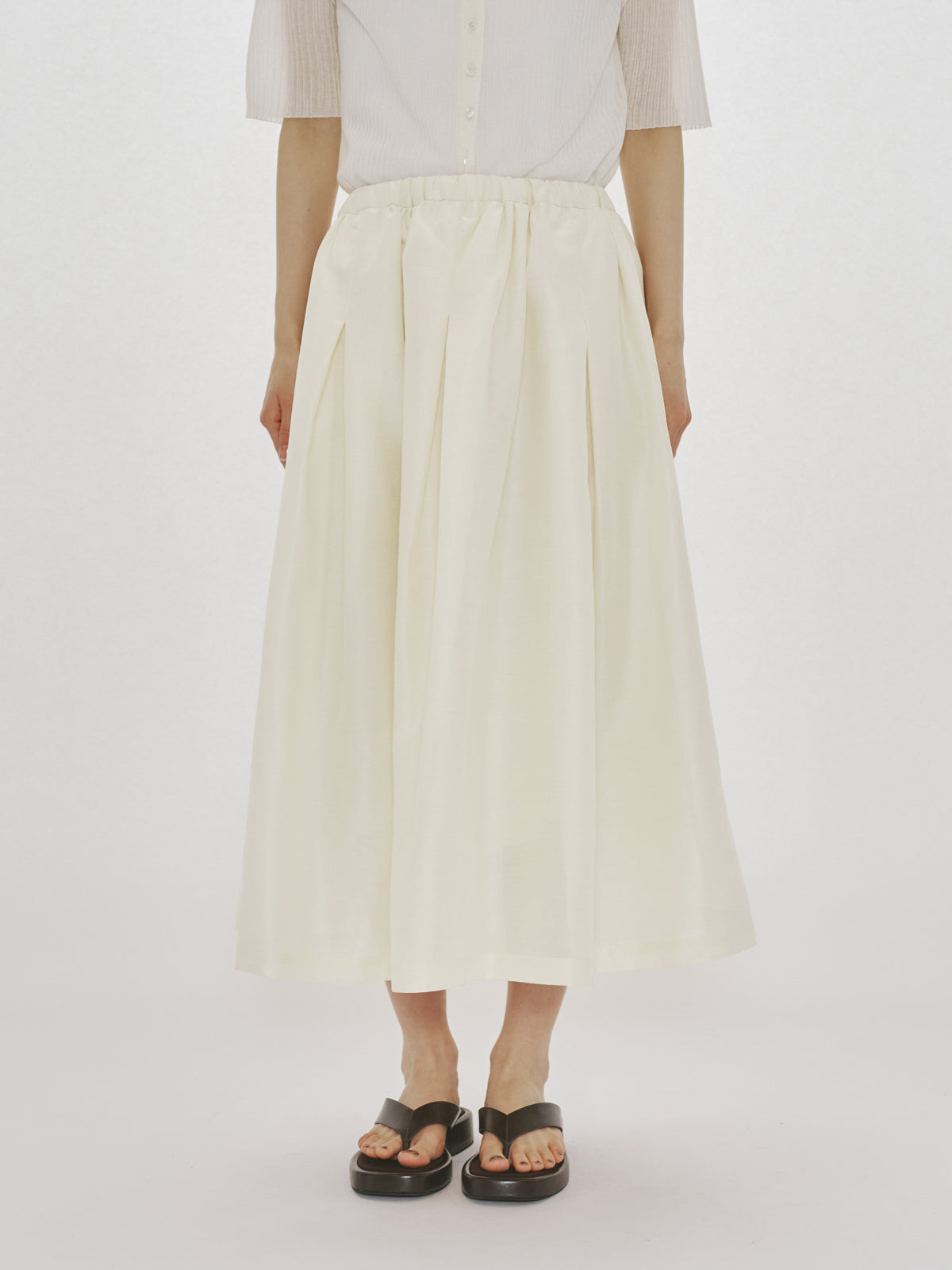 flare middle skirt