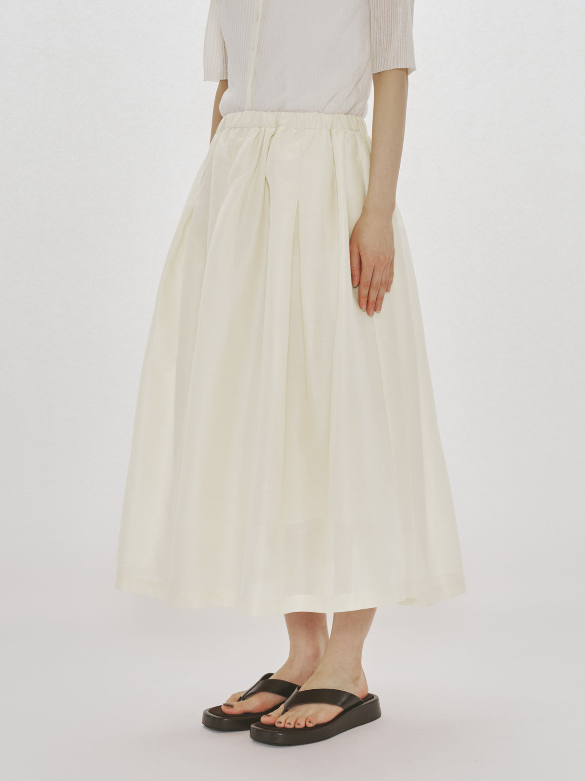 flare middle skirt