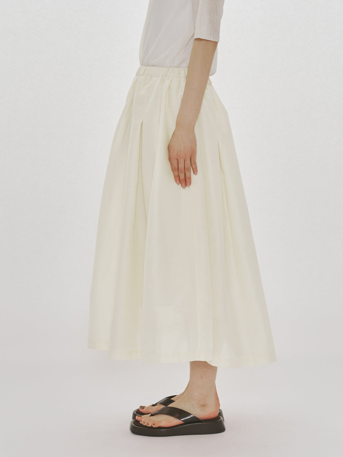 flare middle skirt