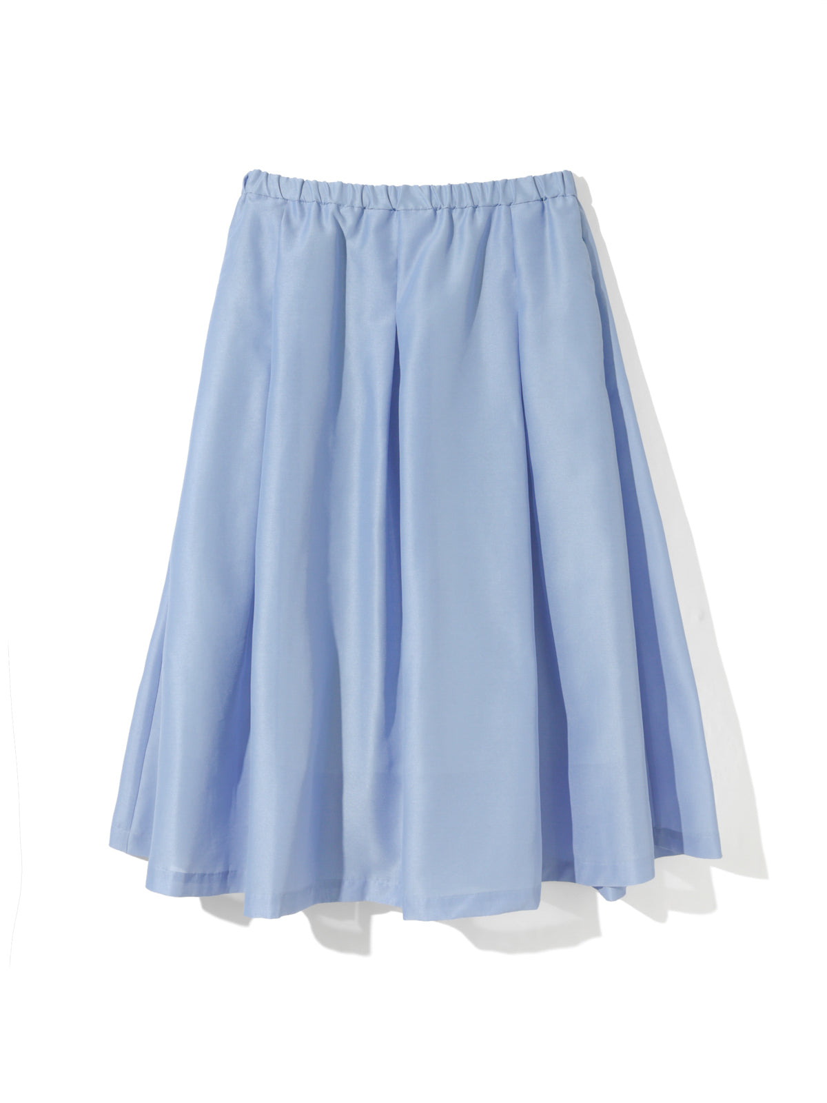 Organza Flare Middle Skirt｜シアーフレアミドルスカート｜MIDIUMISOLID