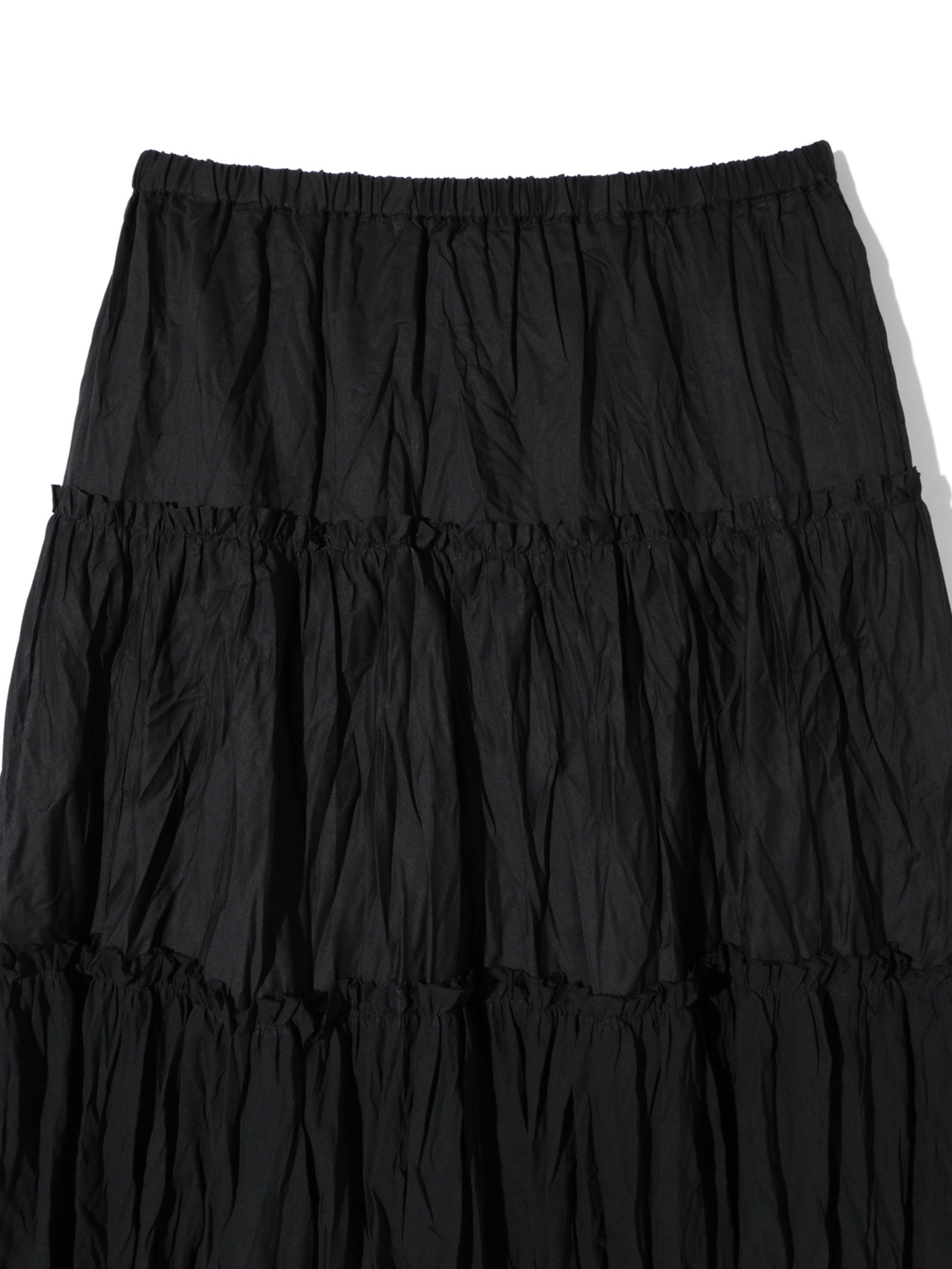 sheer tiered skirt