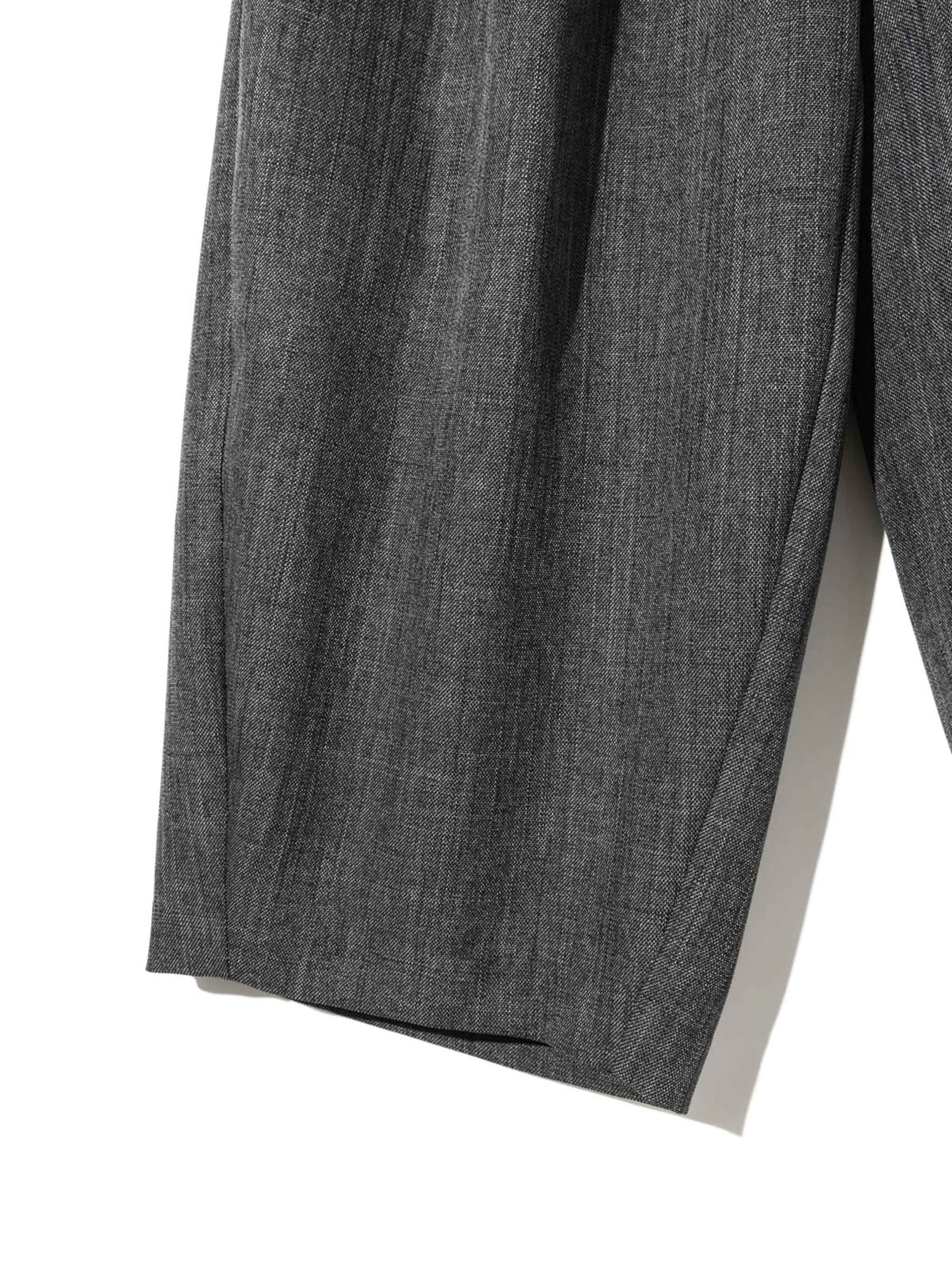 tuck curve barrel pants