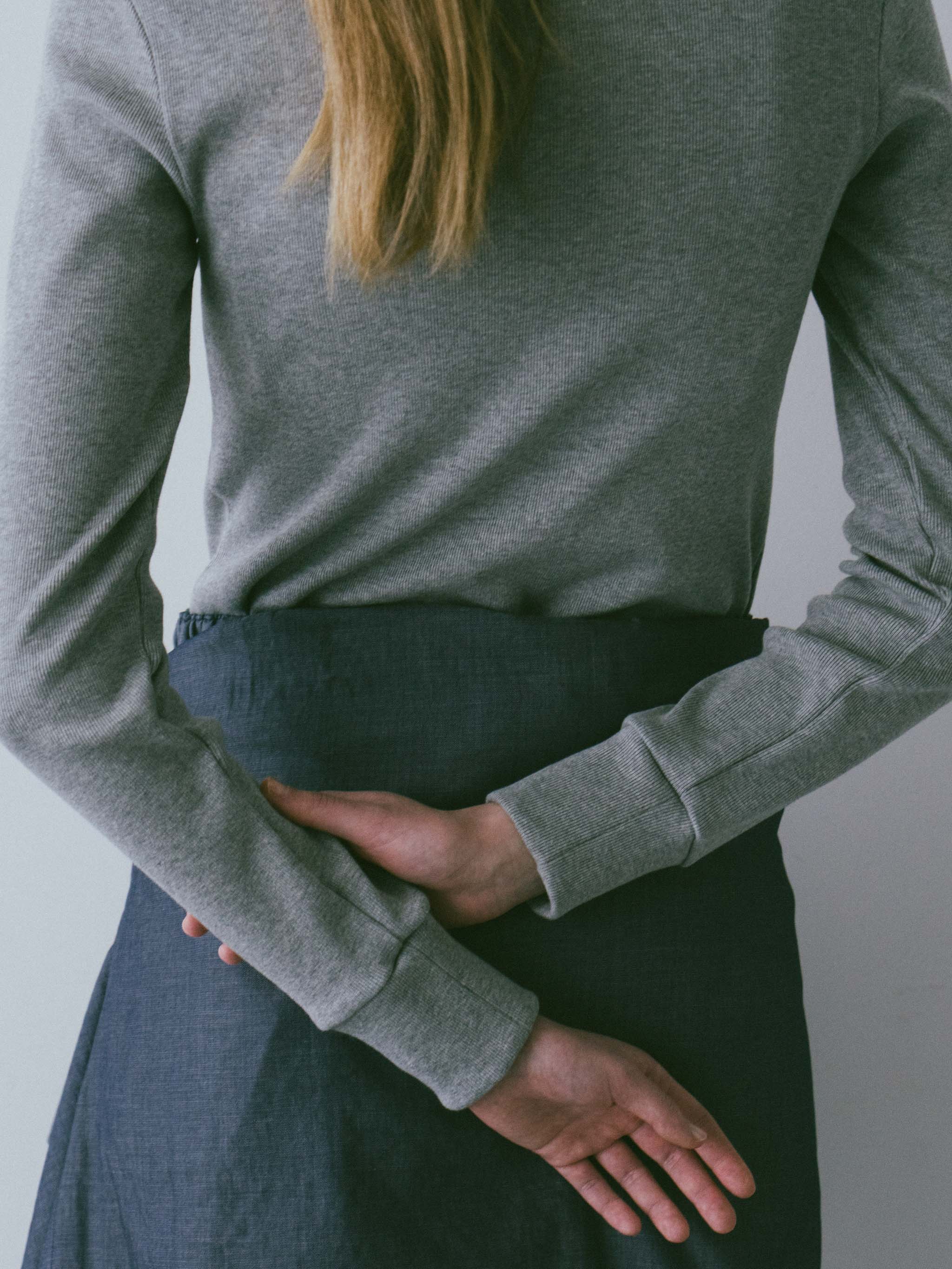 rib henley neck P/O