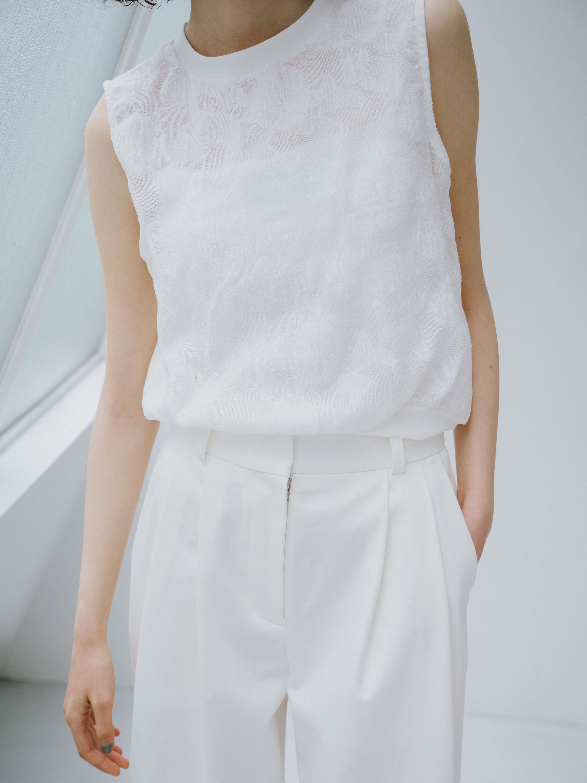 cropped wide pants[A]