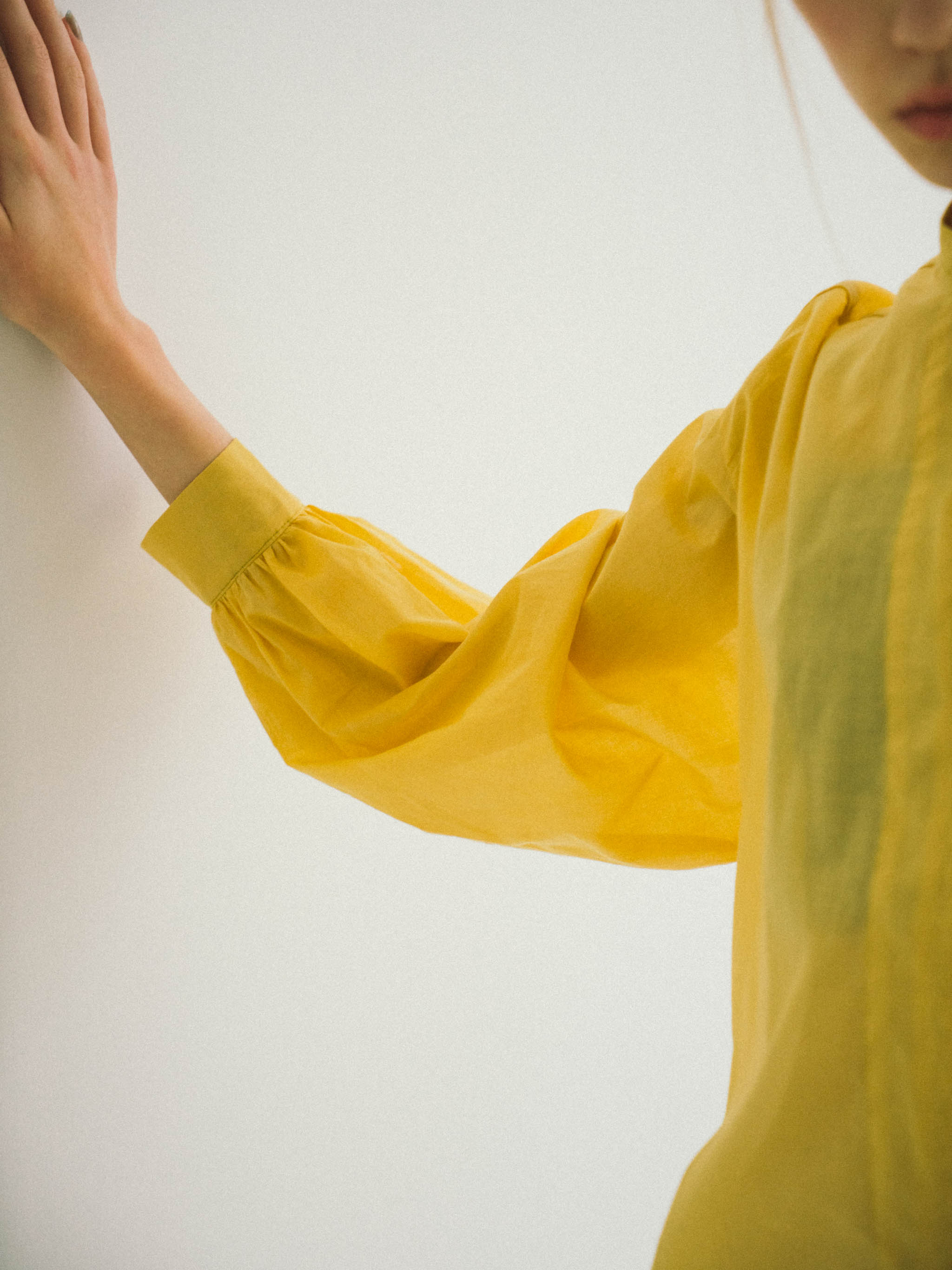 stand collar skipper shirt