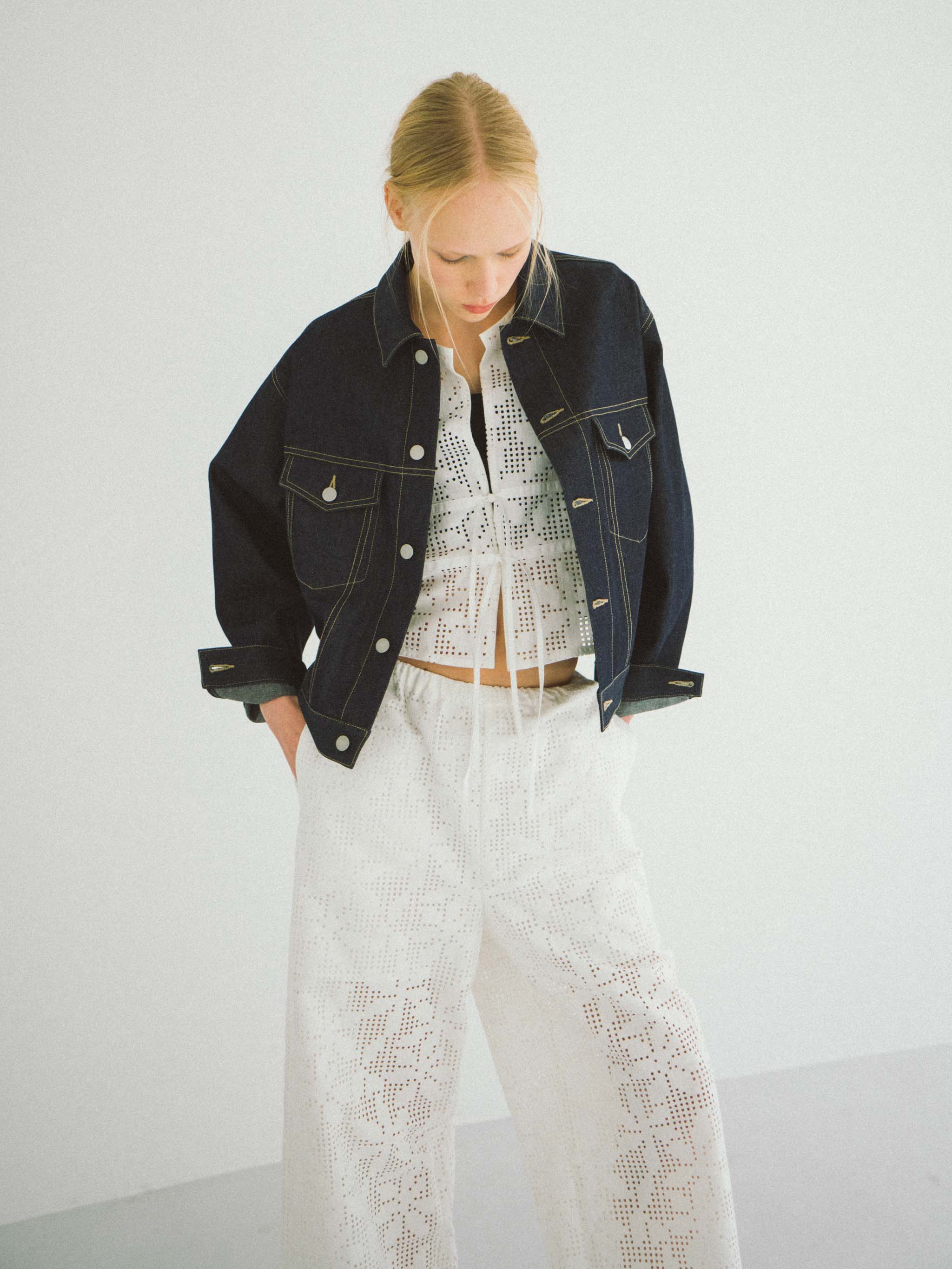 short denim jacket