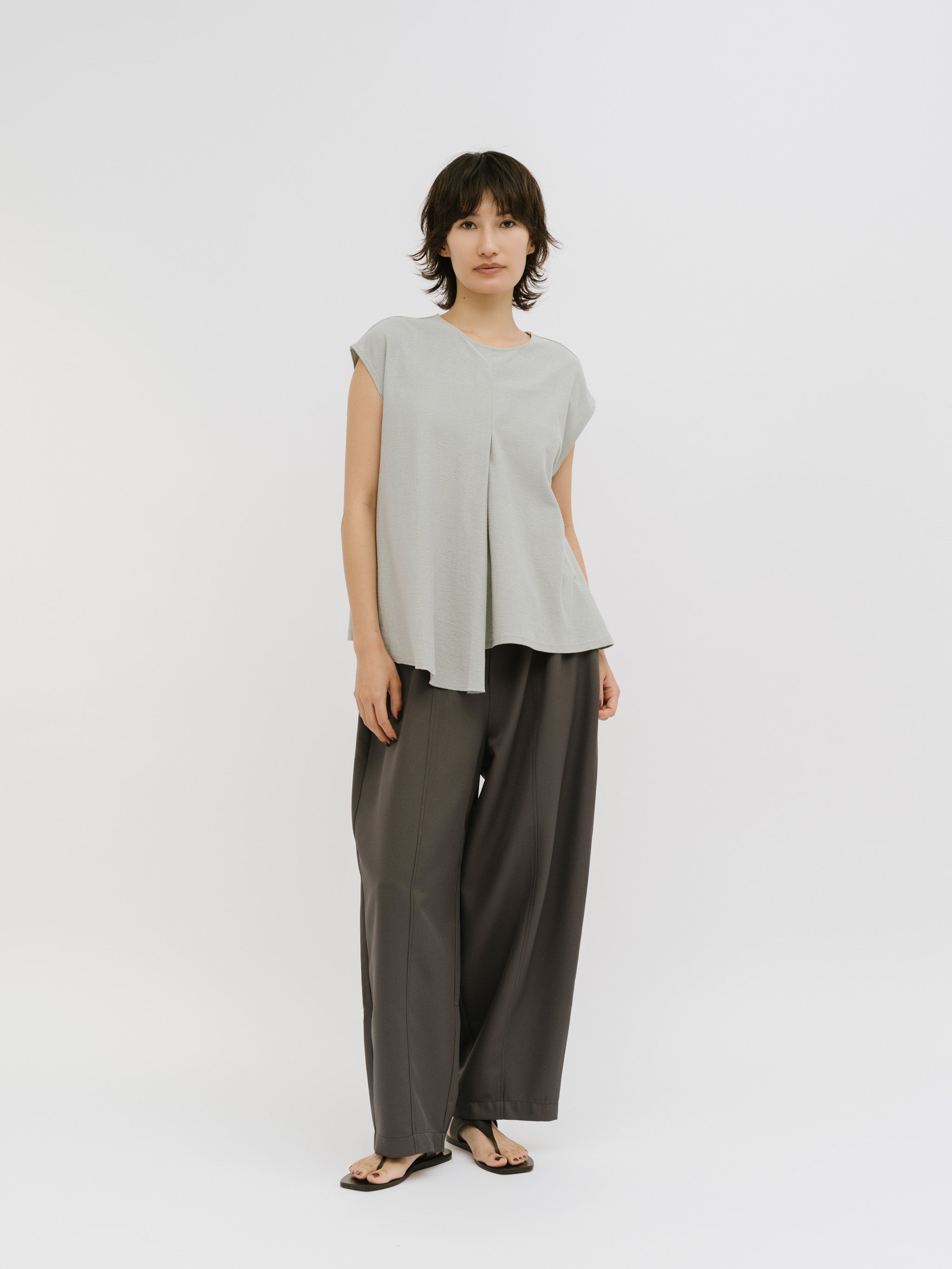 drape twist sleeveless