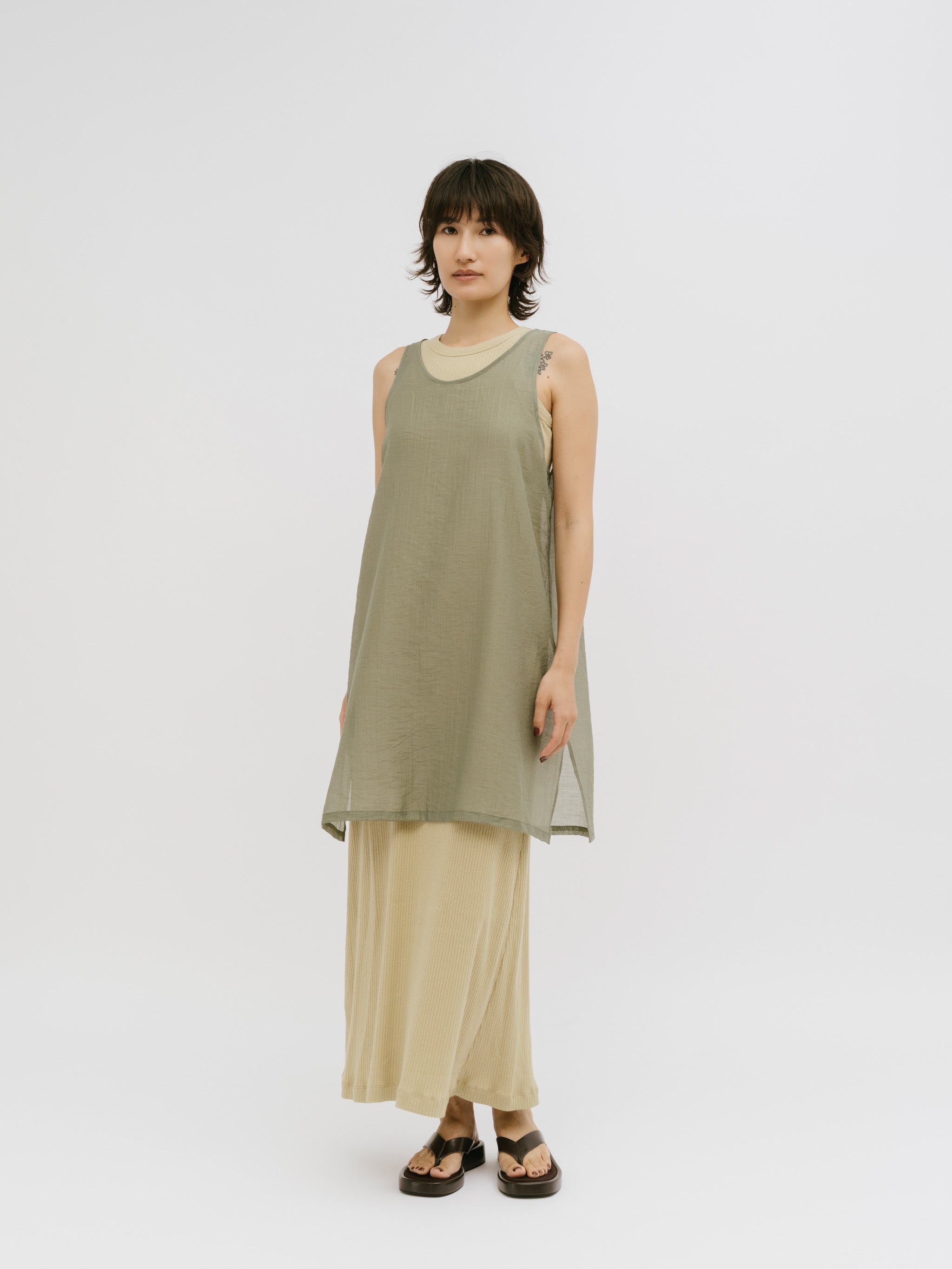 layered sheer onepiece