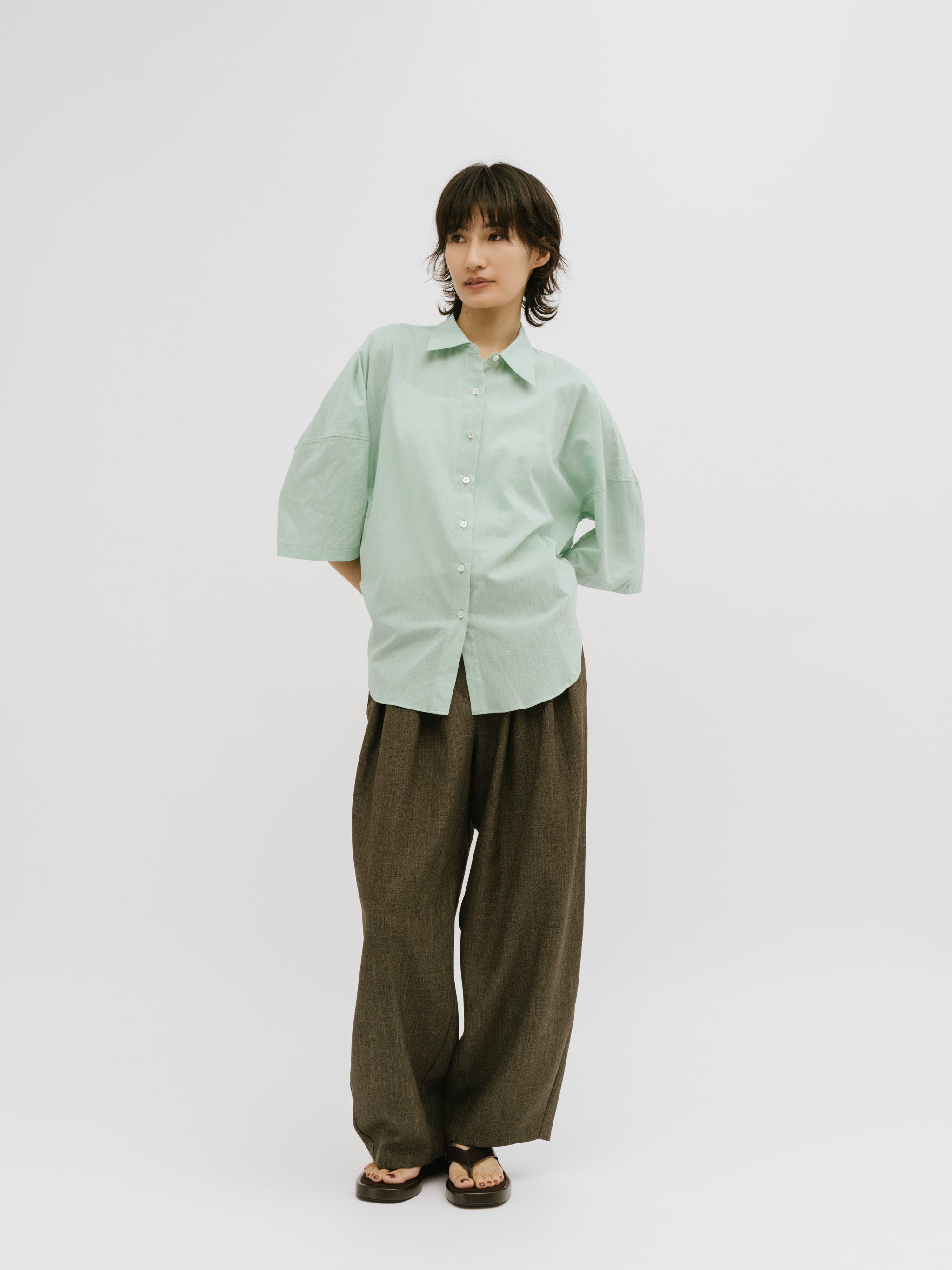 surface cocoon sleeve shirt