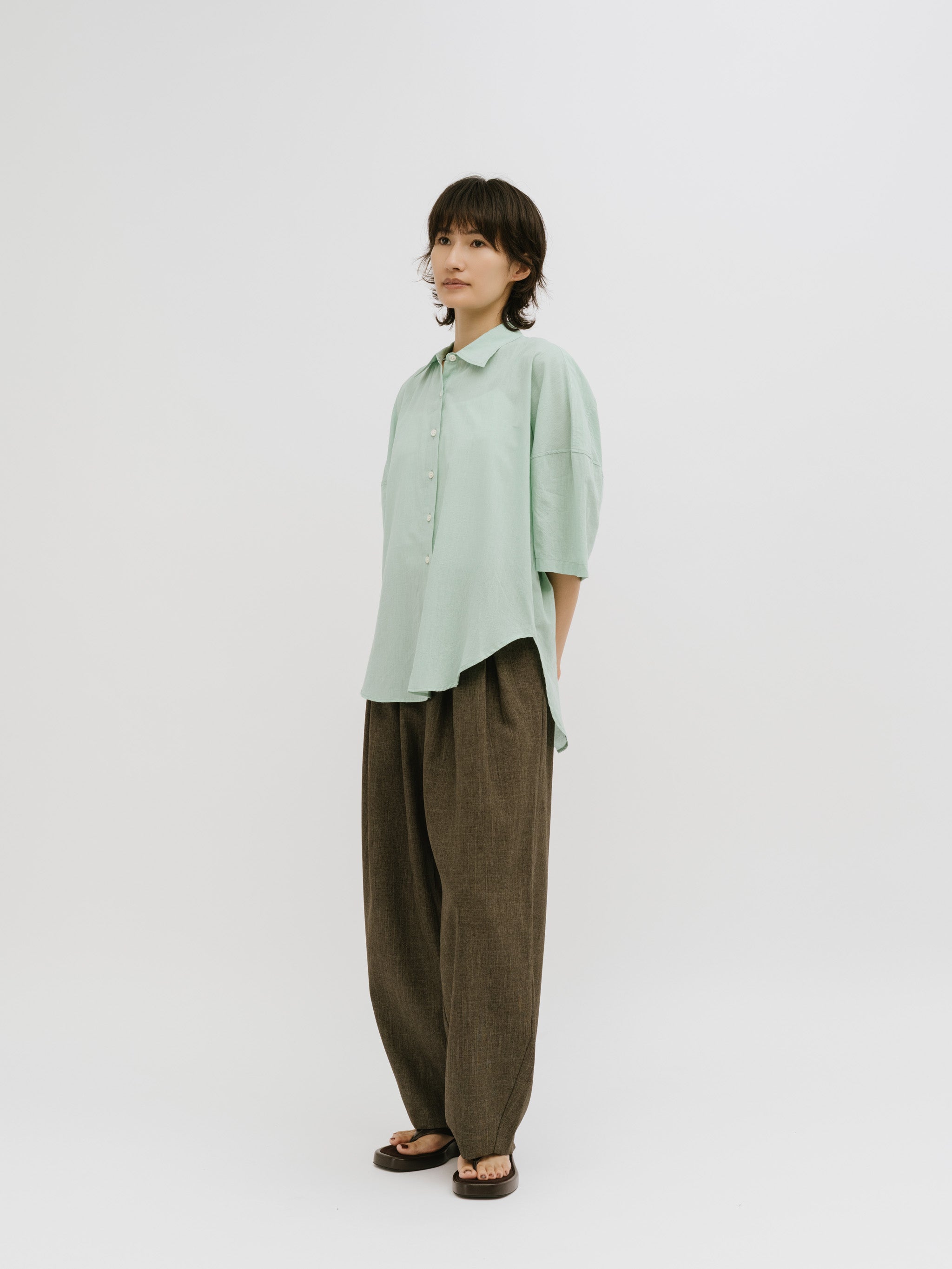 surface cocoon sleeve shirt