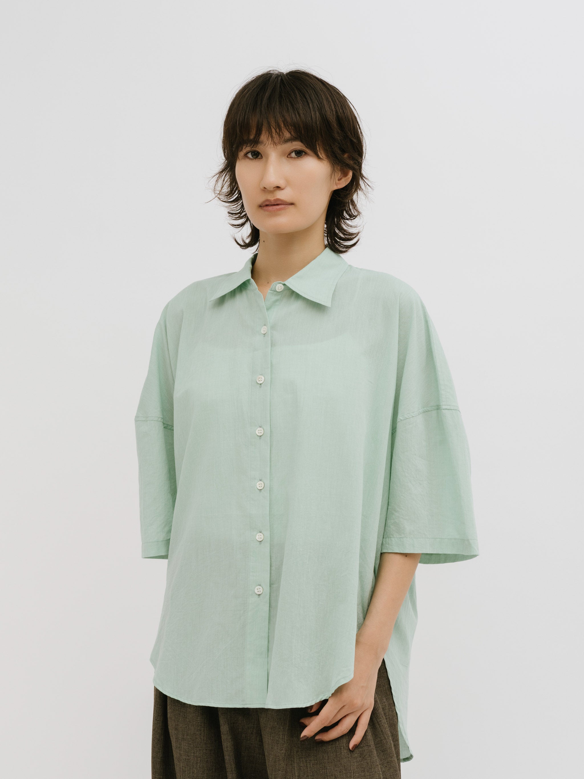 surface cocoon sleeve shirt