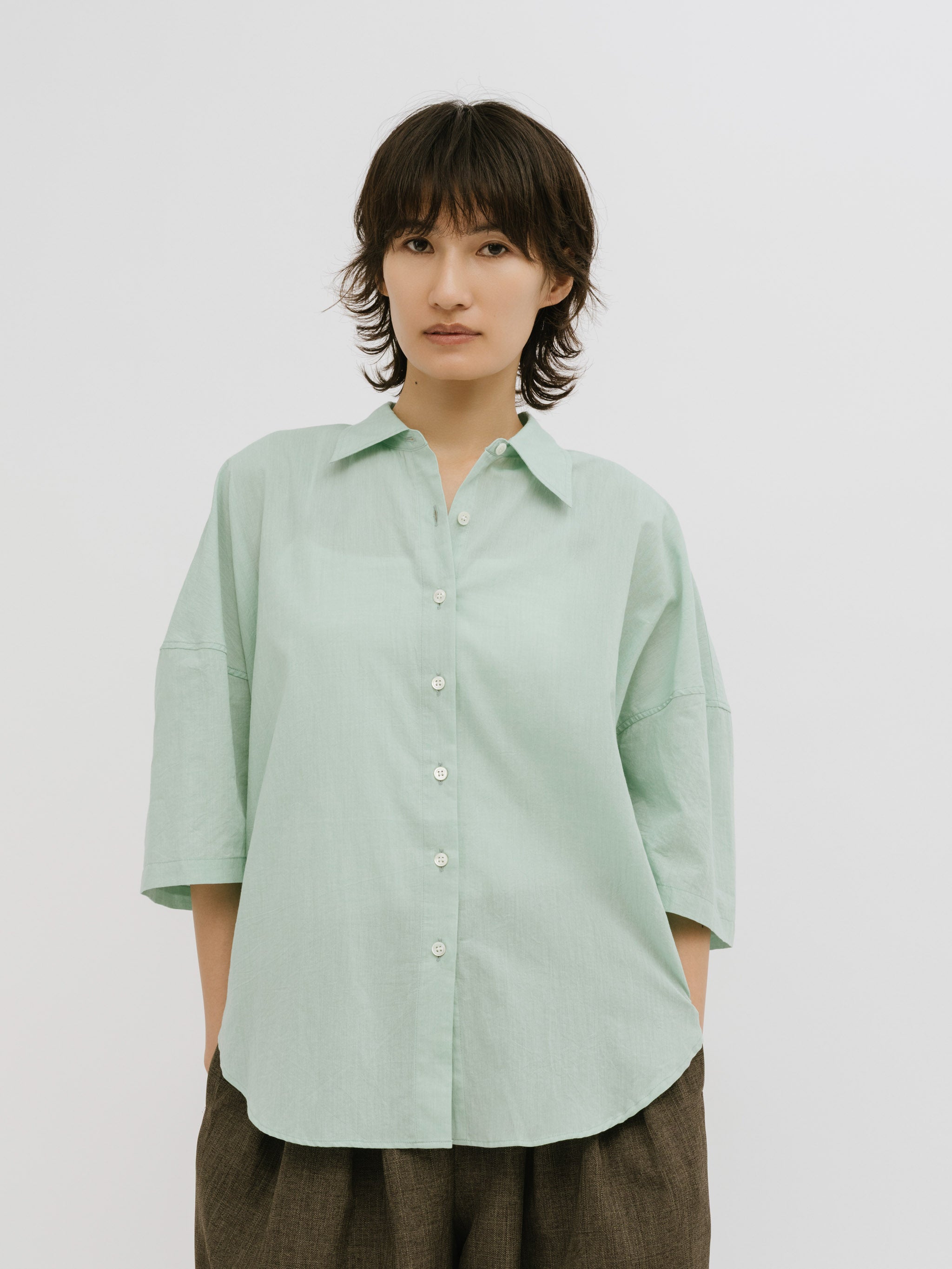 surface cocoon sleeve shirt