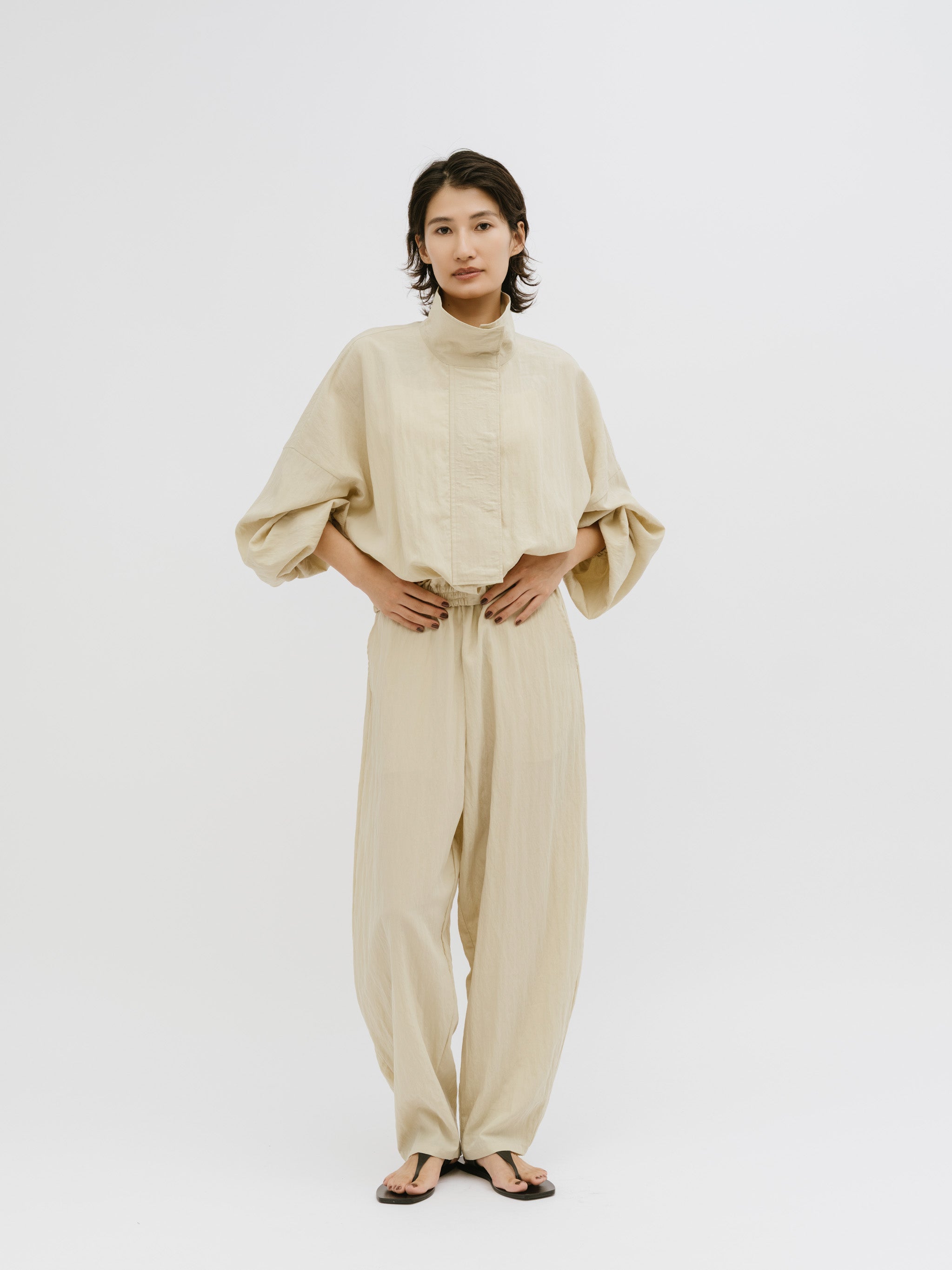 soft carve nylon pants