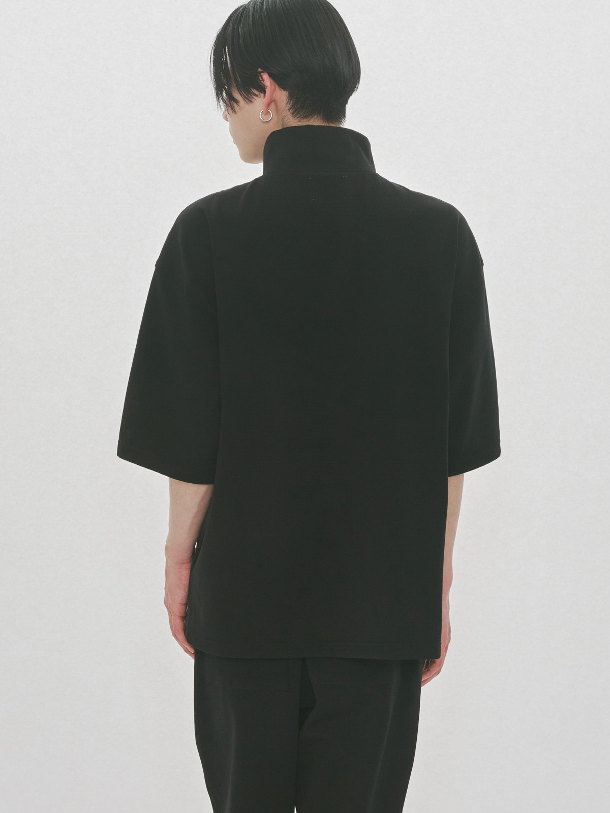 half zip wide pullover