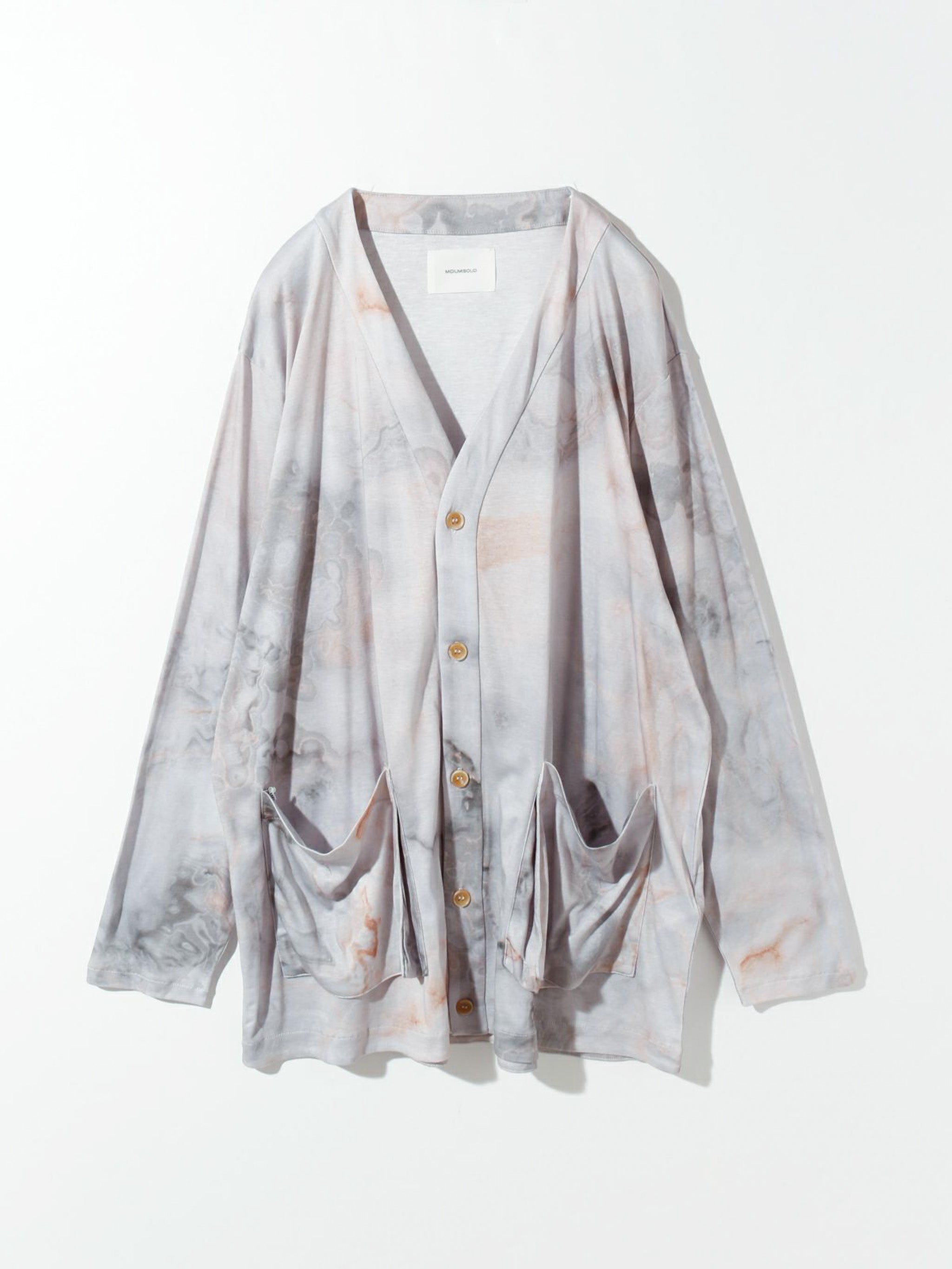 マーブルプリントカーディガン(4-1115)