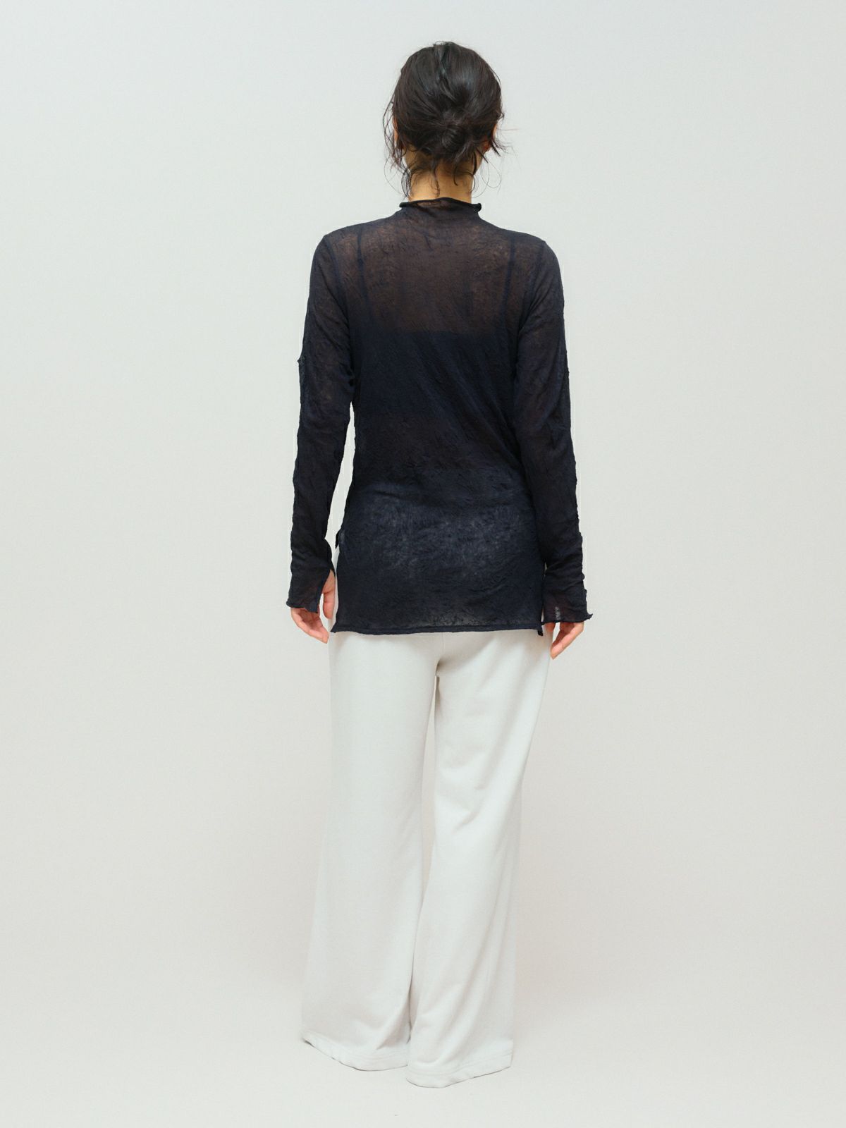 sheer high neck inner