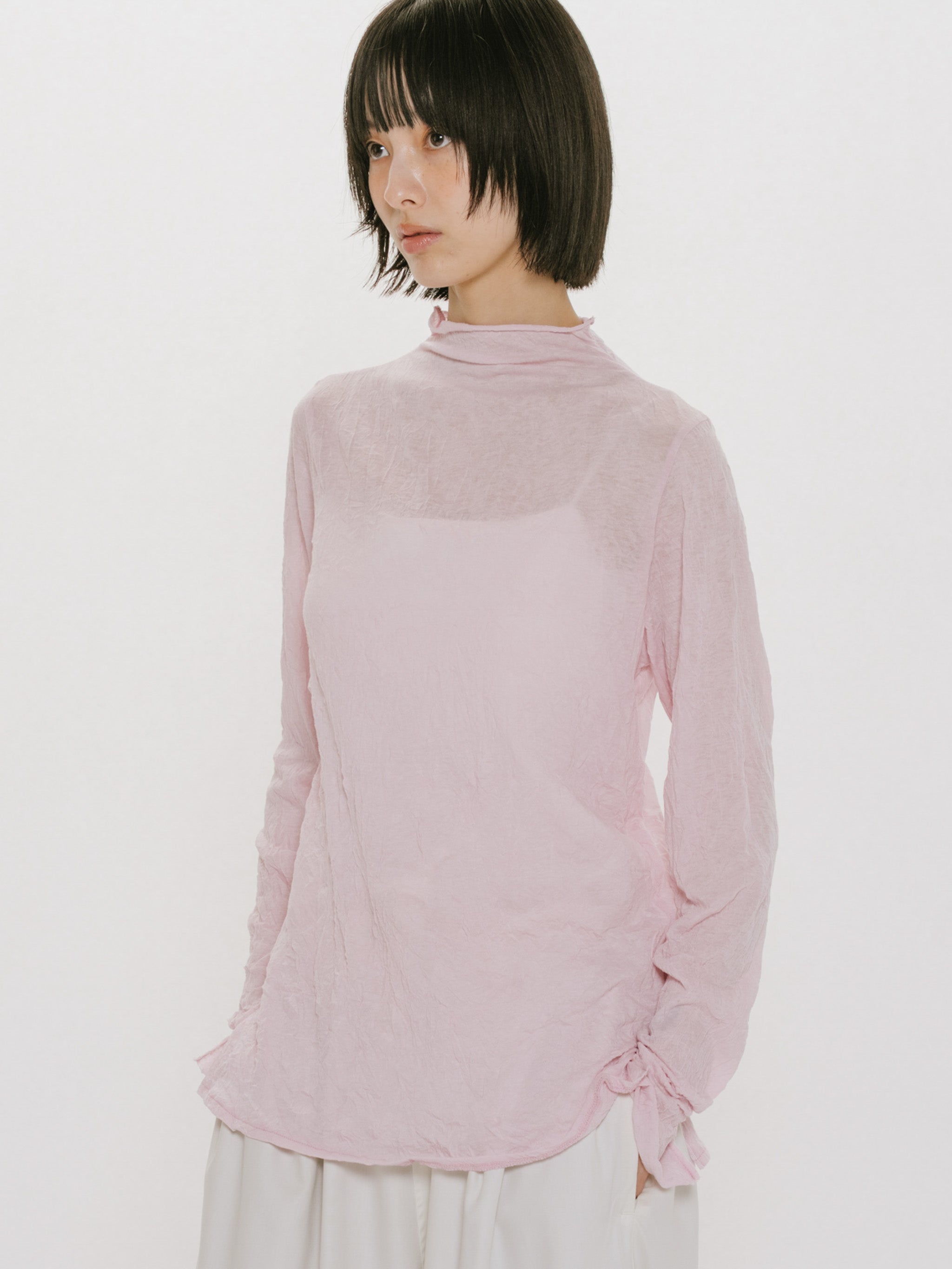 sheer high neck inner