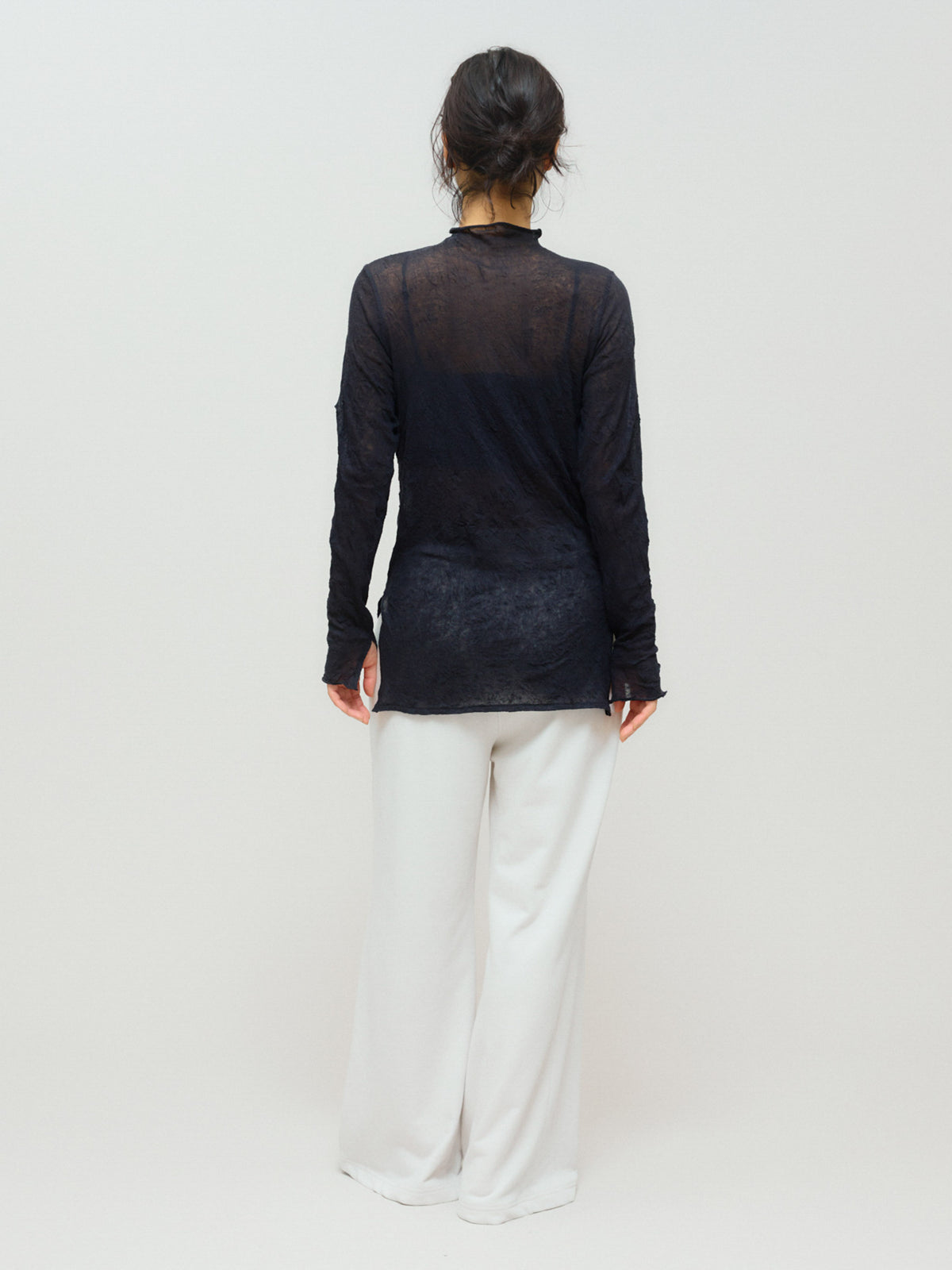 washar sheer high neck inner