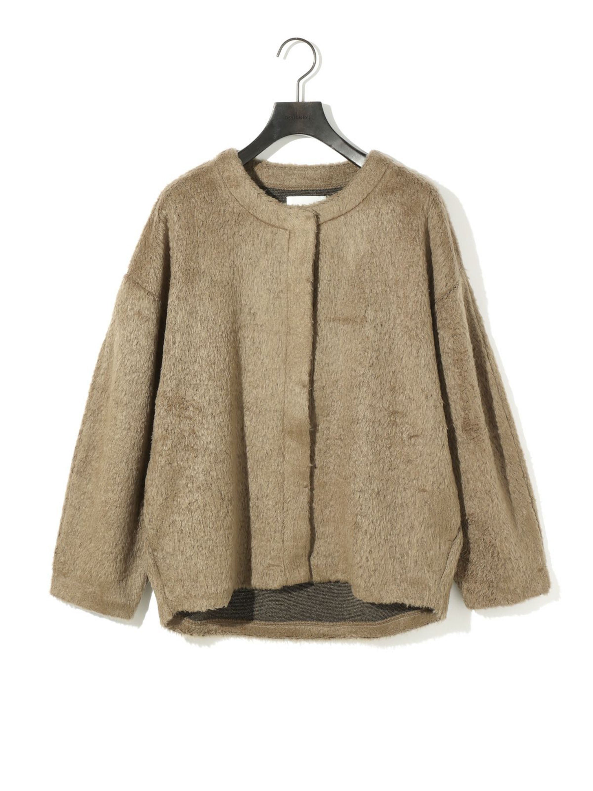 コクーンラウンドカーディガン