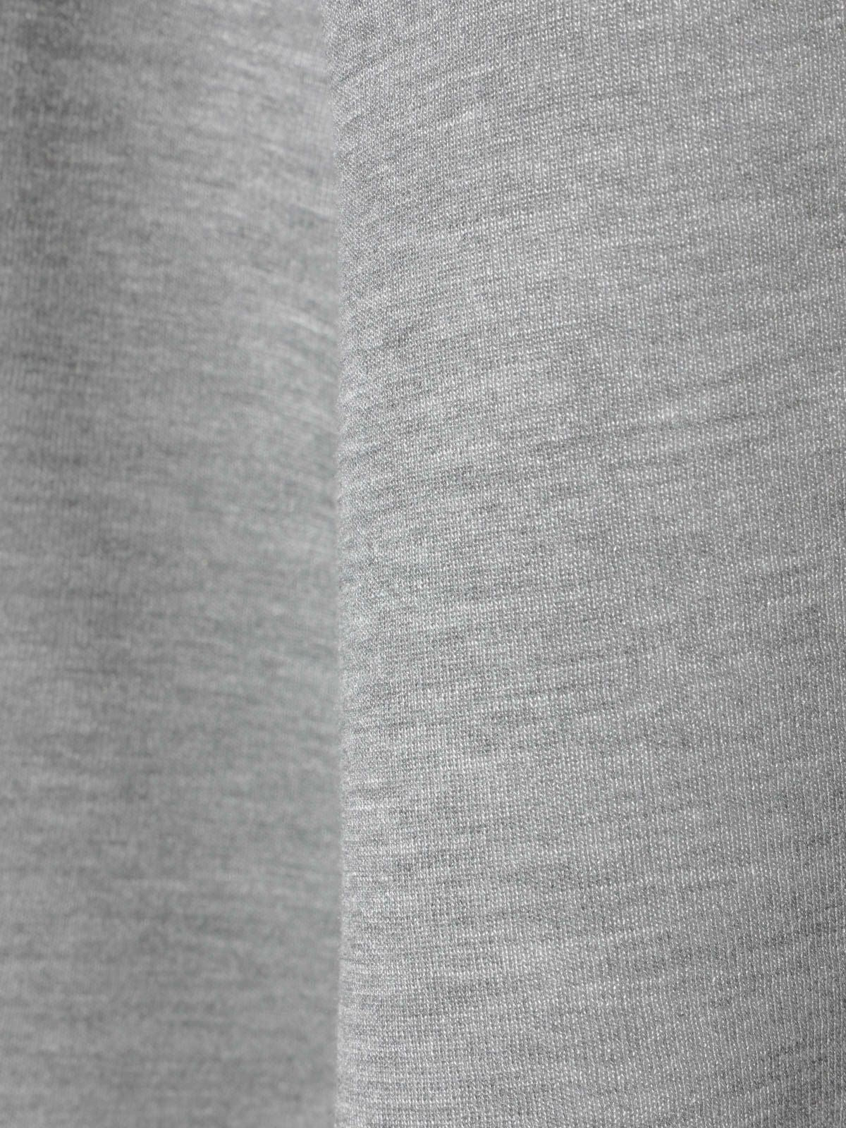 sheer double-knit zip hoodie