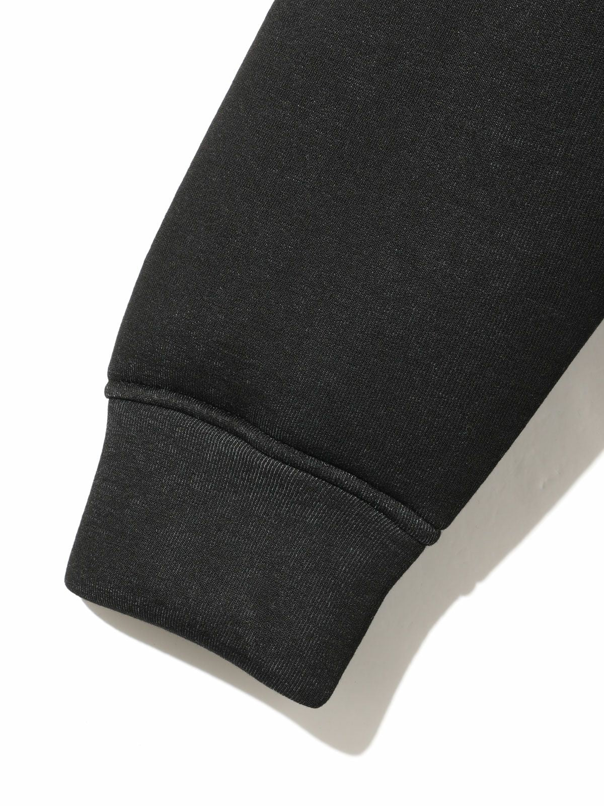 sheer double-knit zip hoodie