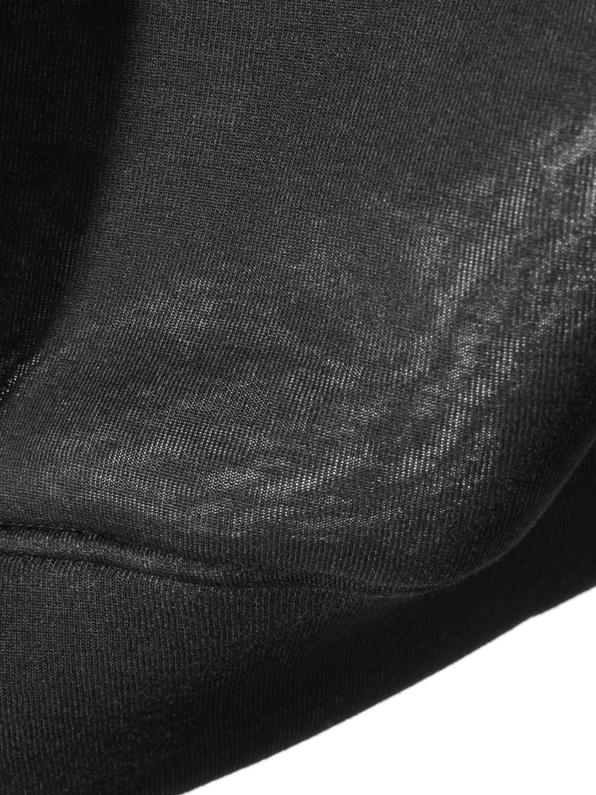 sheer double-knit zip hoodie