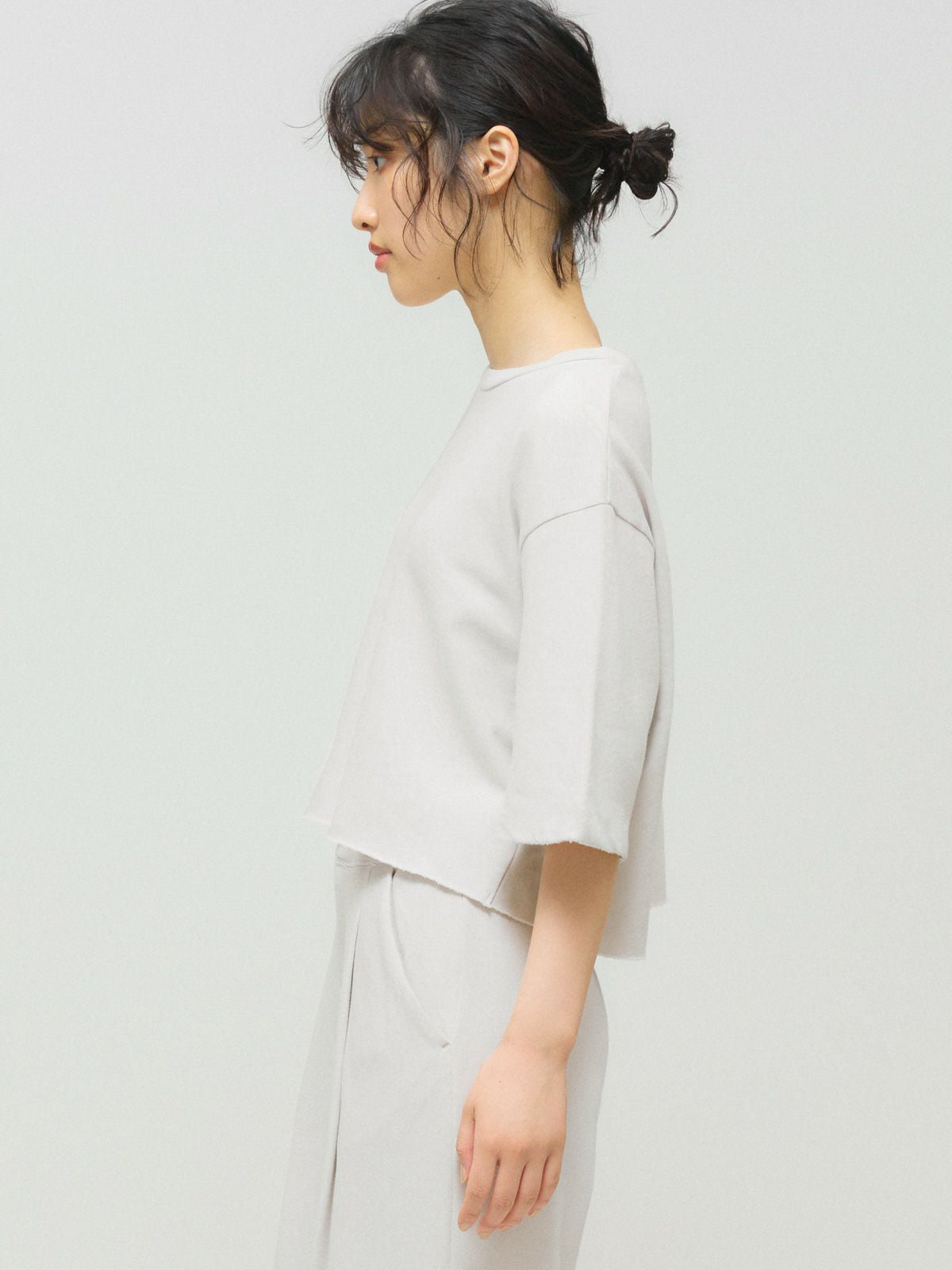 sweat short pullover