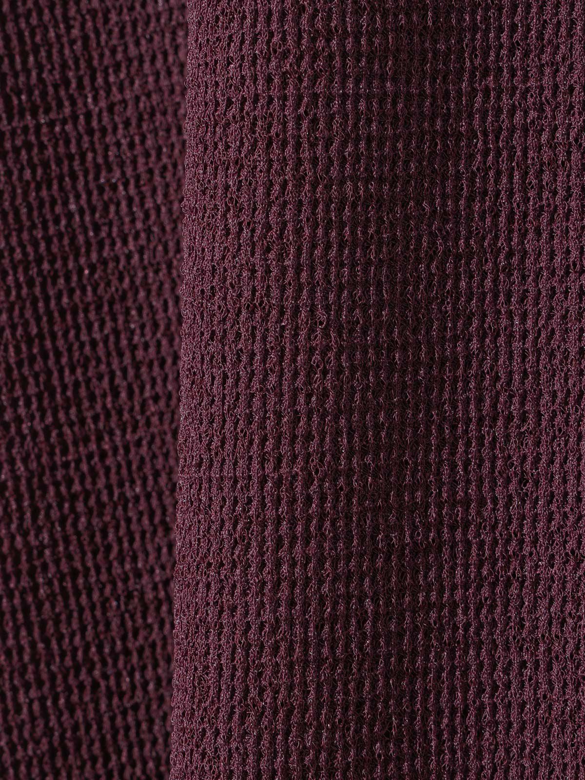 sheer waffle pullover