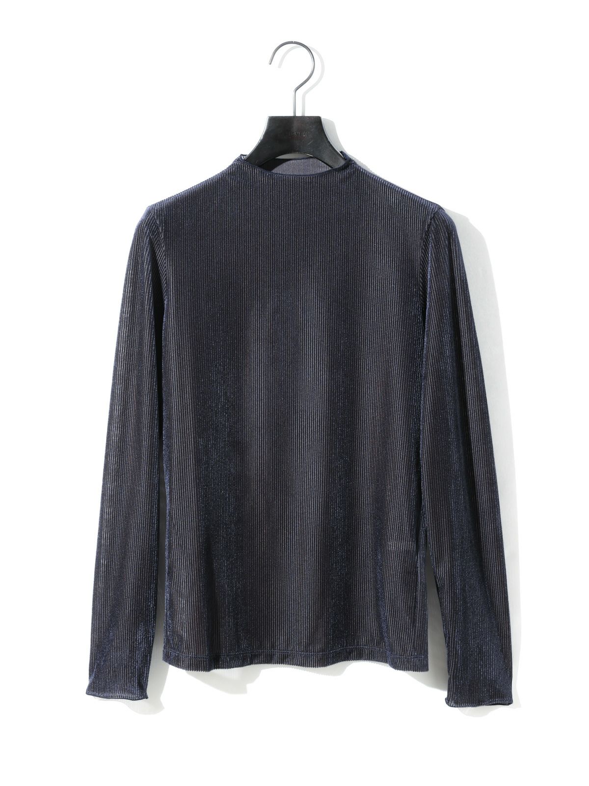 sheer velour rib top