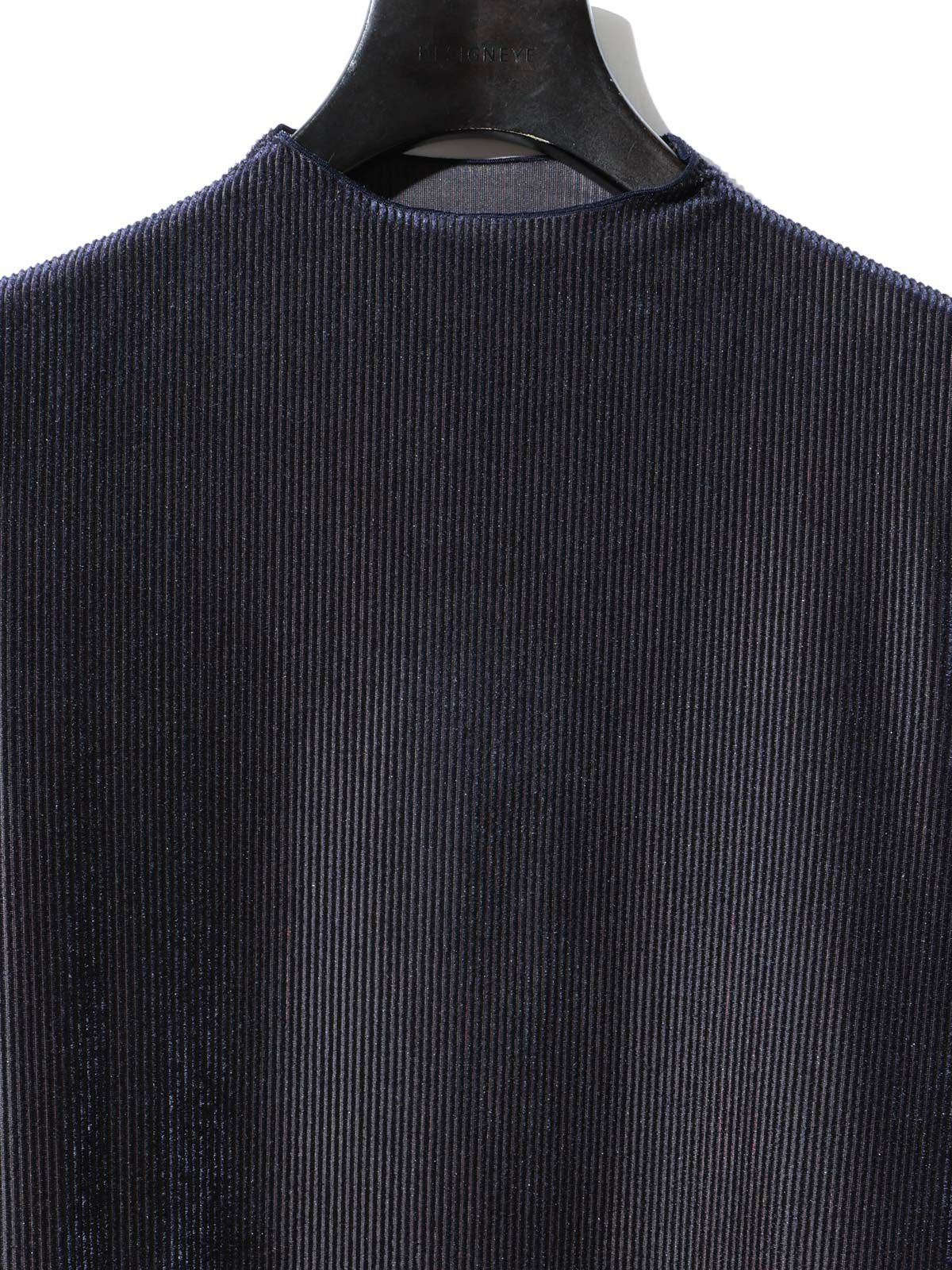 sheer velour rib top