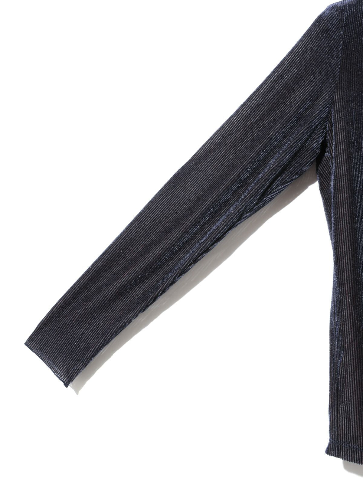 sheer velour rib top