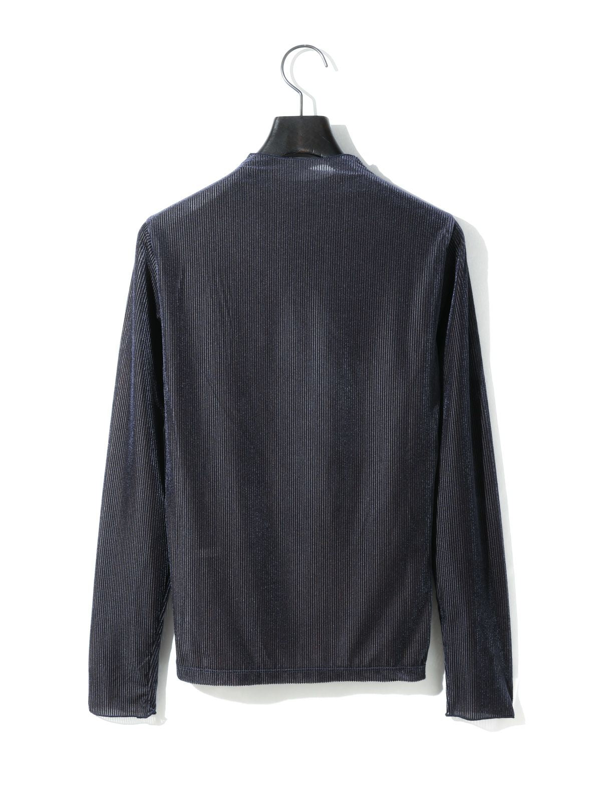 sheer velour rib top