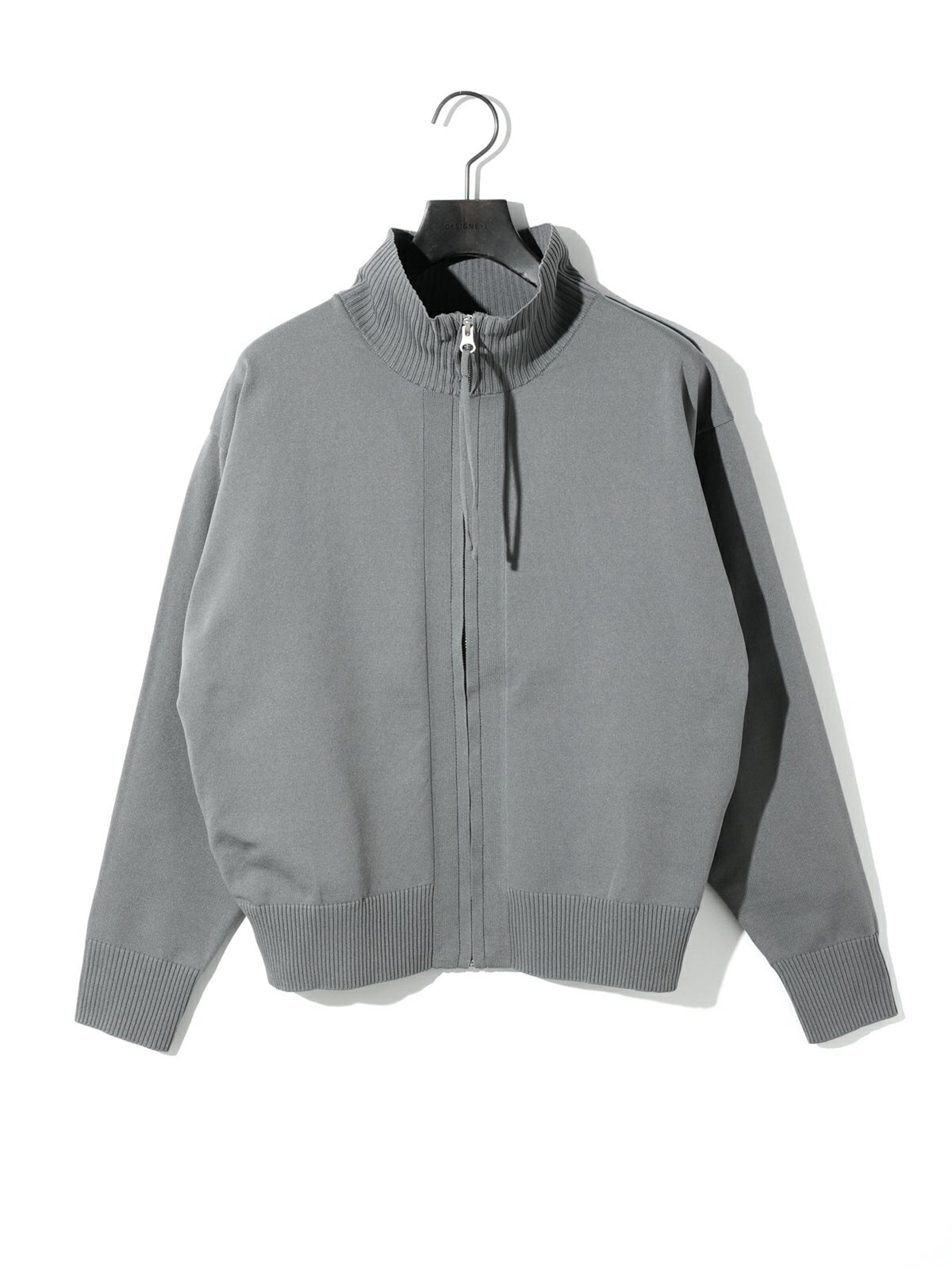 ハイネックジップカーディガン