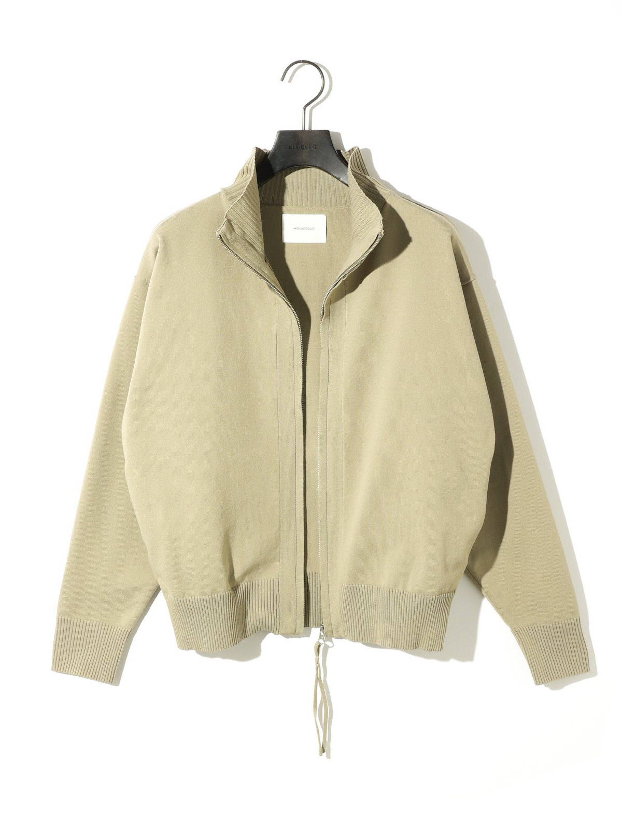 ハイネックジップカーディガン