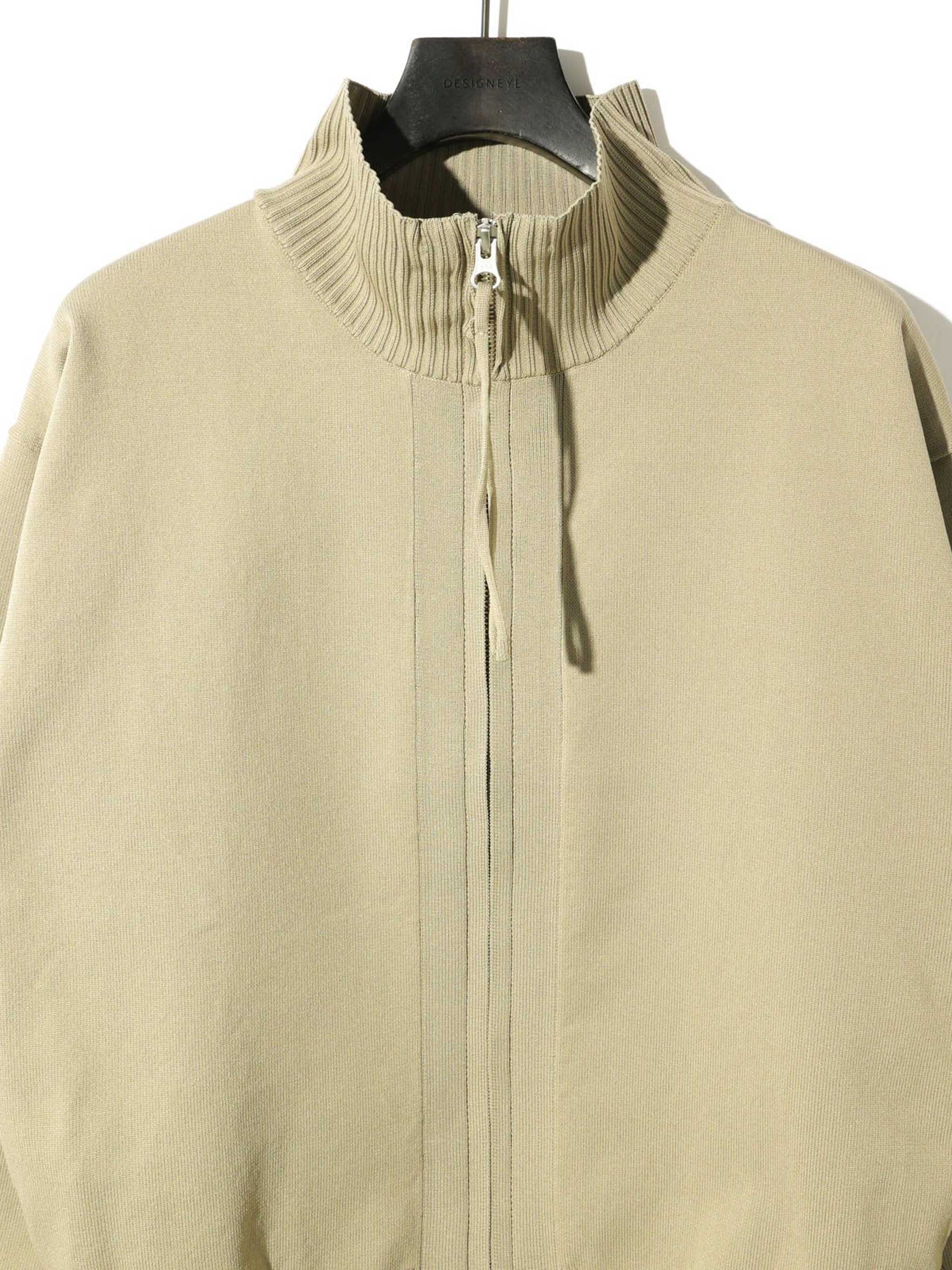 ハイネックジップカーディガン