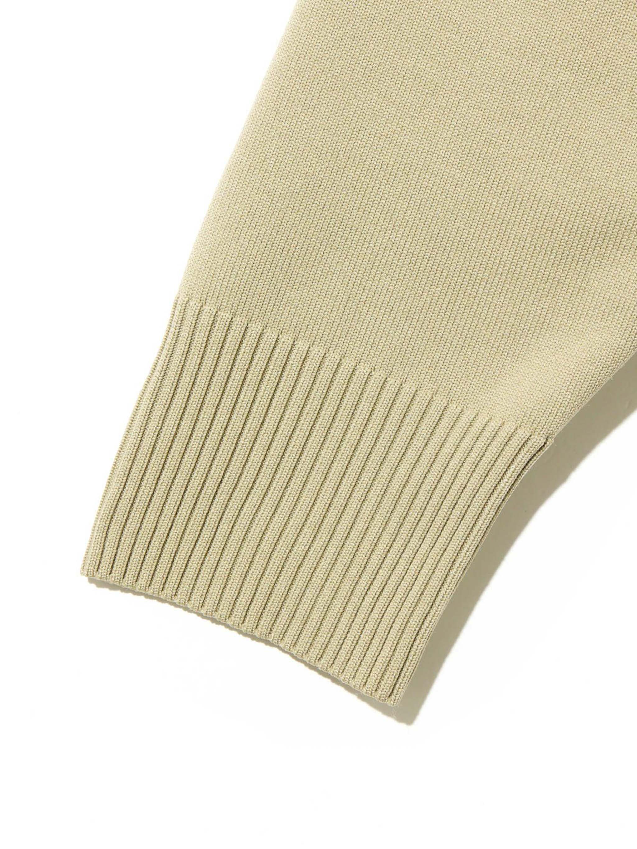 ハイネックジップカーディガン