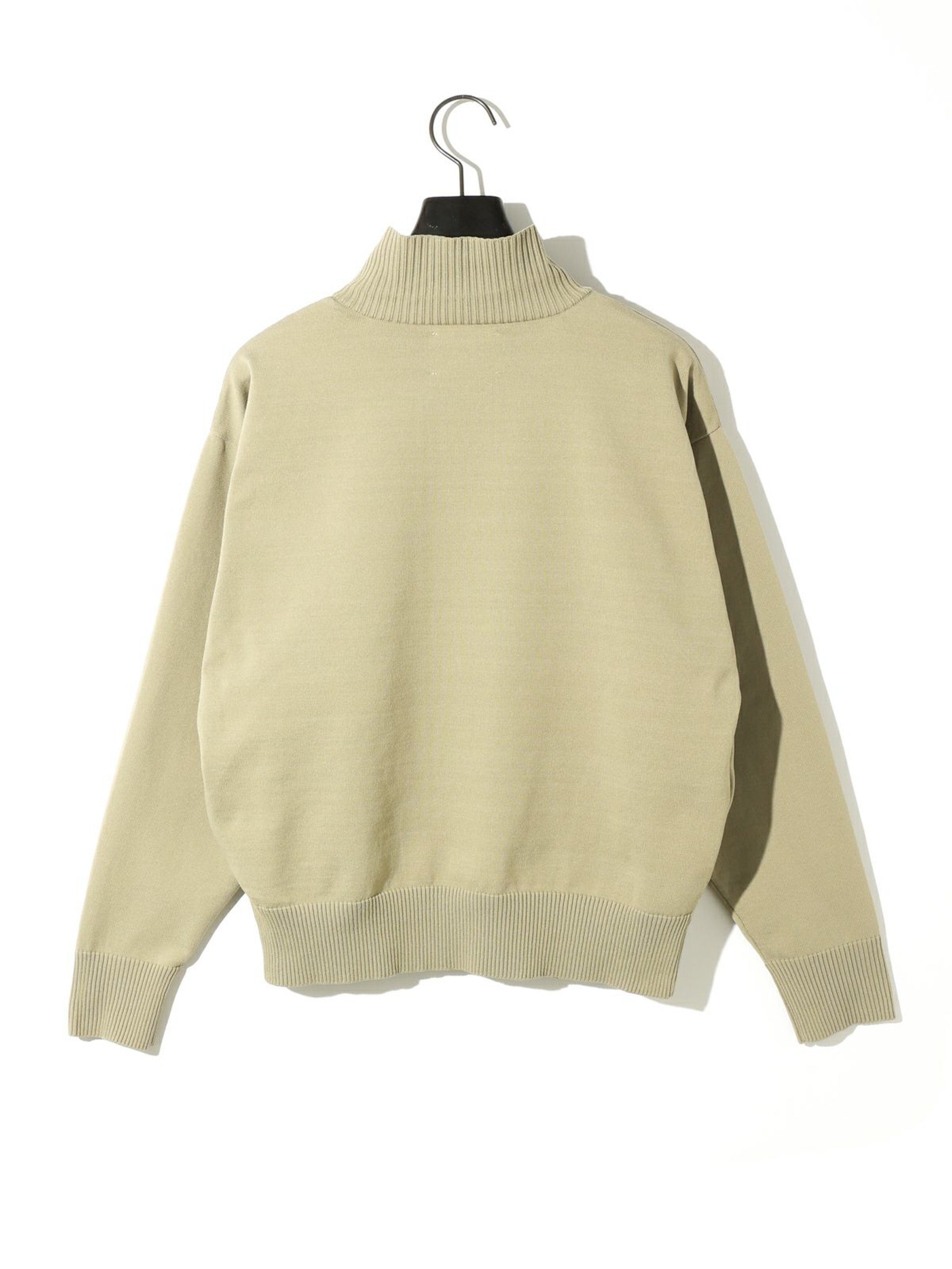 ハイネックジップカーディガン